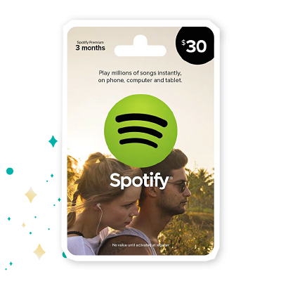 Amazon Spotify Gift Card