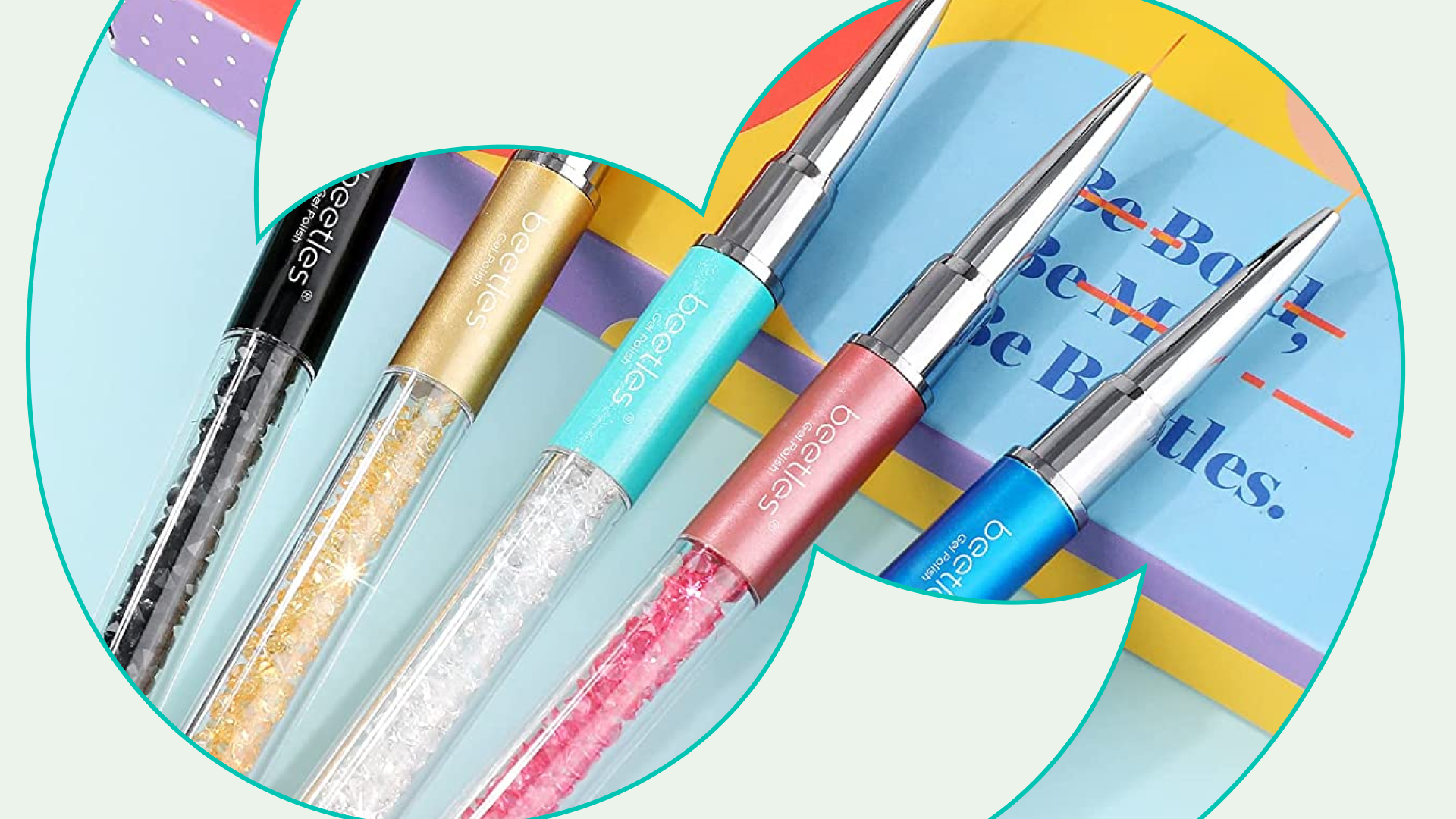 Nail Art Liner Brushes, Beetles UV Gel Painting Nail Art Design Brush Pen  Set