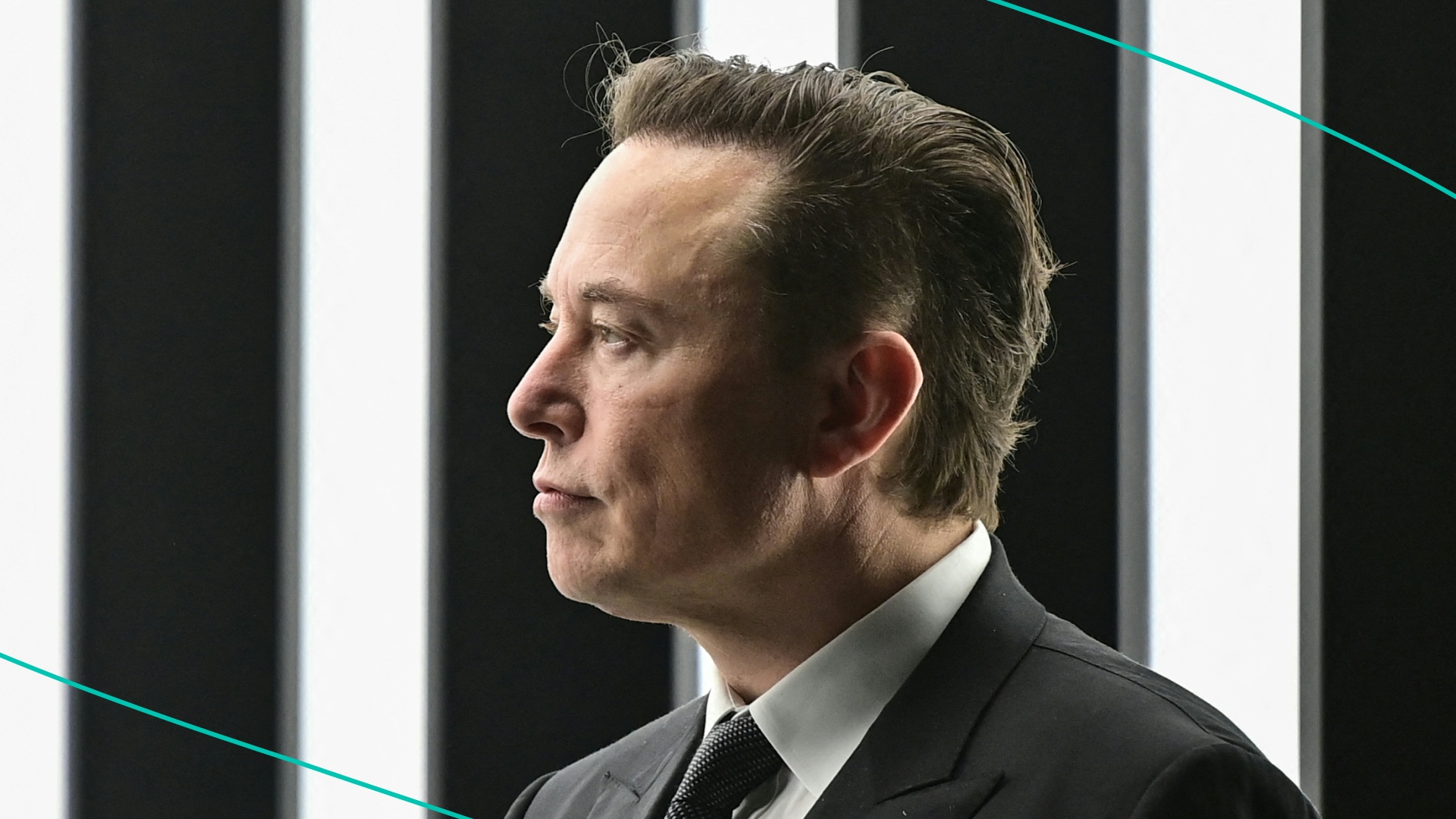 Tesla CEO Elon Musk is pictured as he attends the start of the production at Tesla's "Gigafactory" on March 22, 2022
