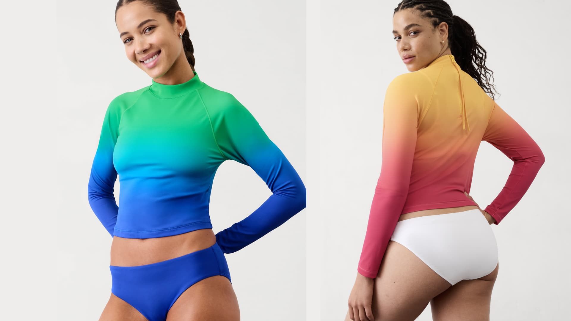 Rash guards for older kids. 