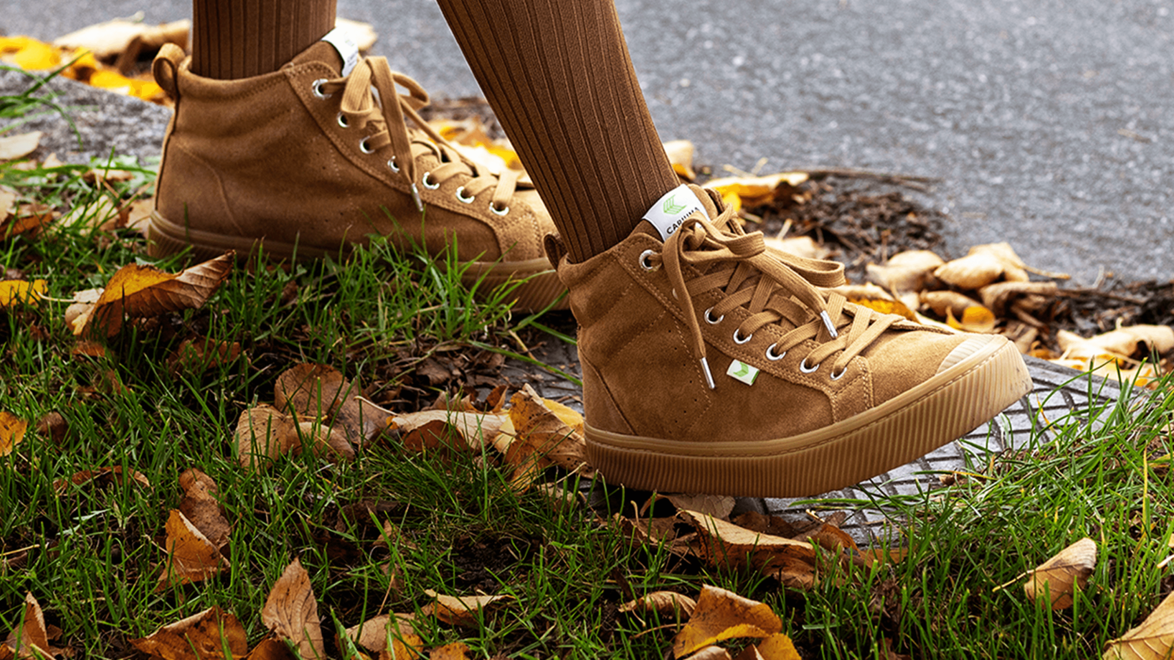 high top suede sneaker