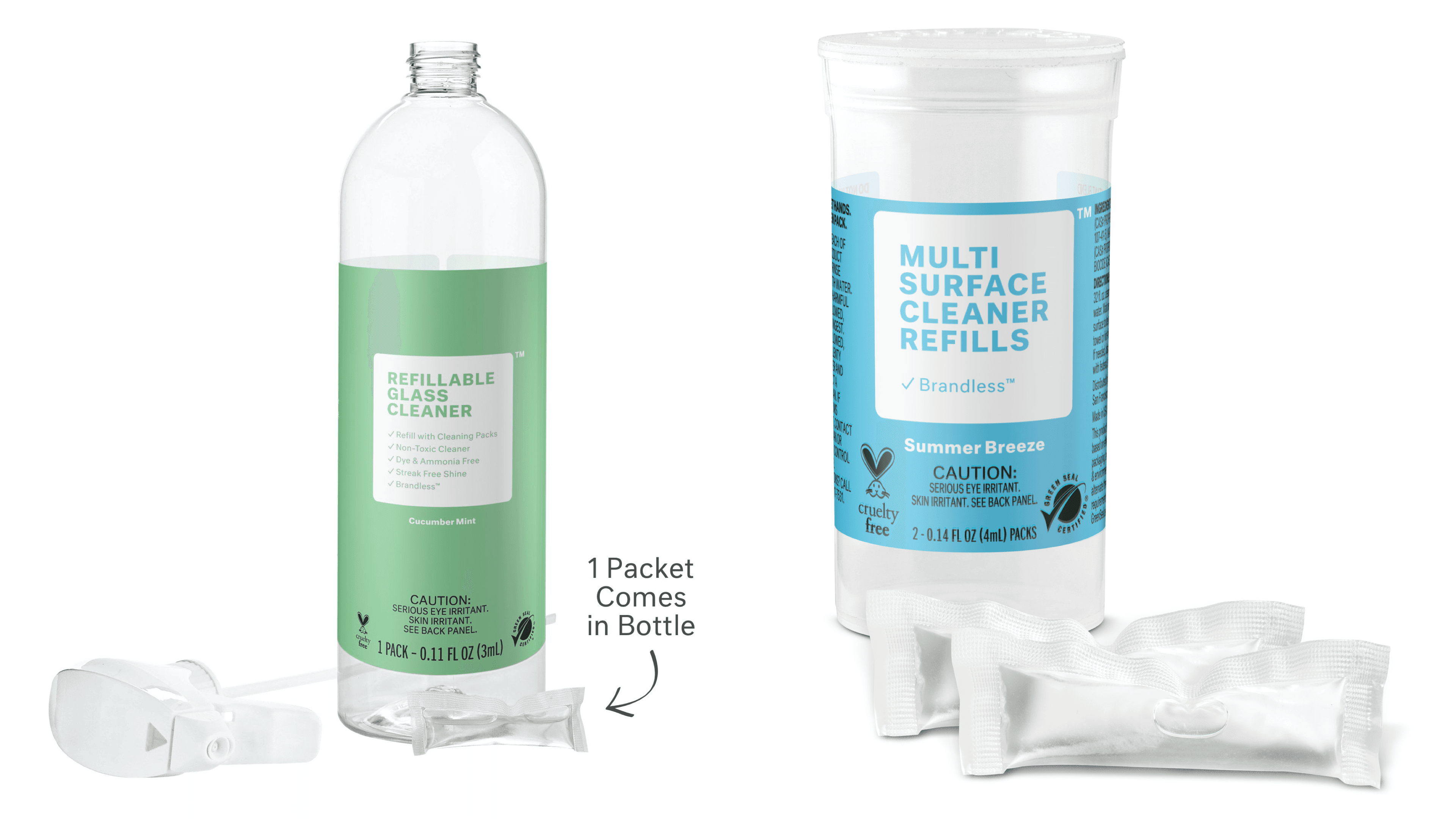 brandless cleaning items that are green seal certified and sustainably made