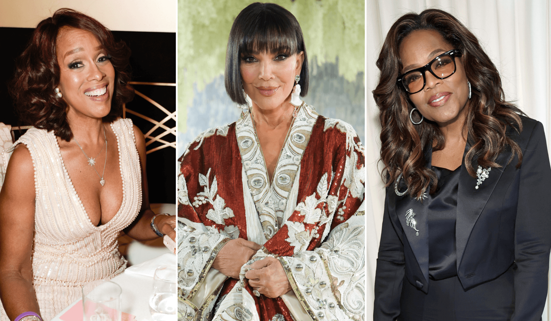 Gayle King, Kris Jenner, and Oprah