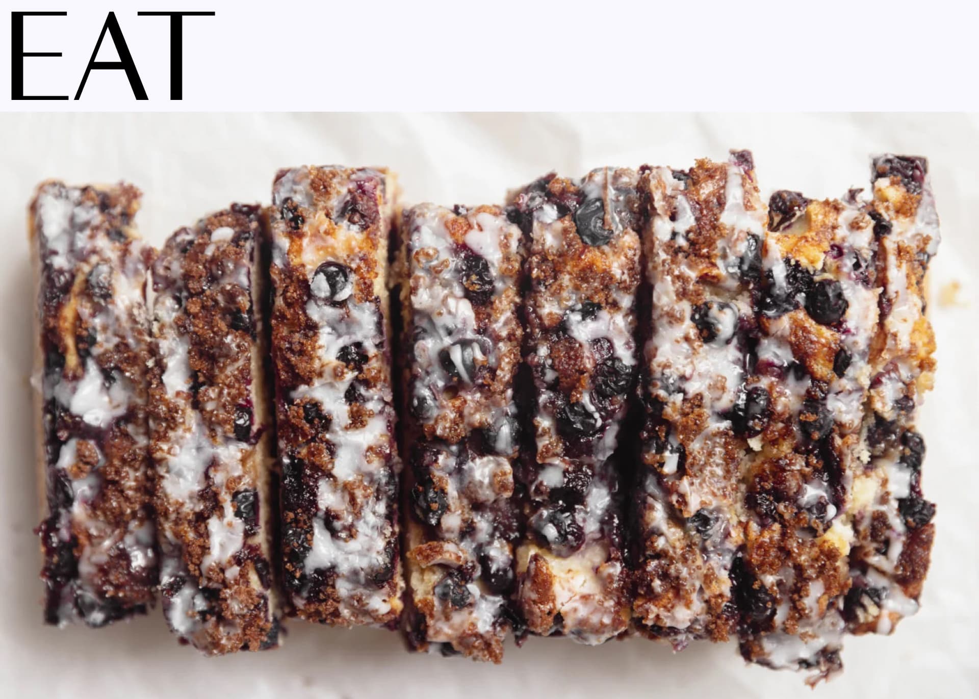 Broma Bakery's Blueberry Fritter Bread