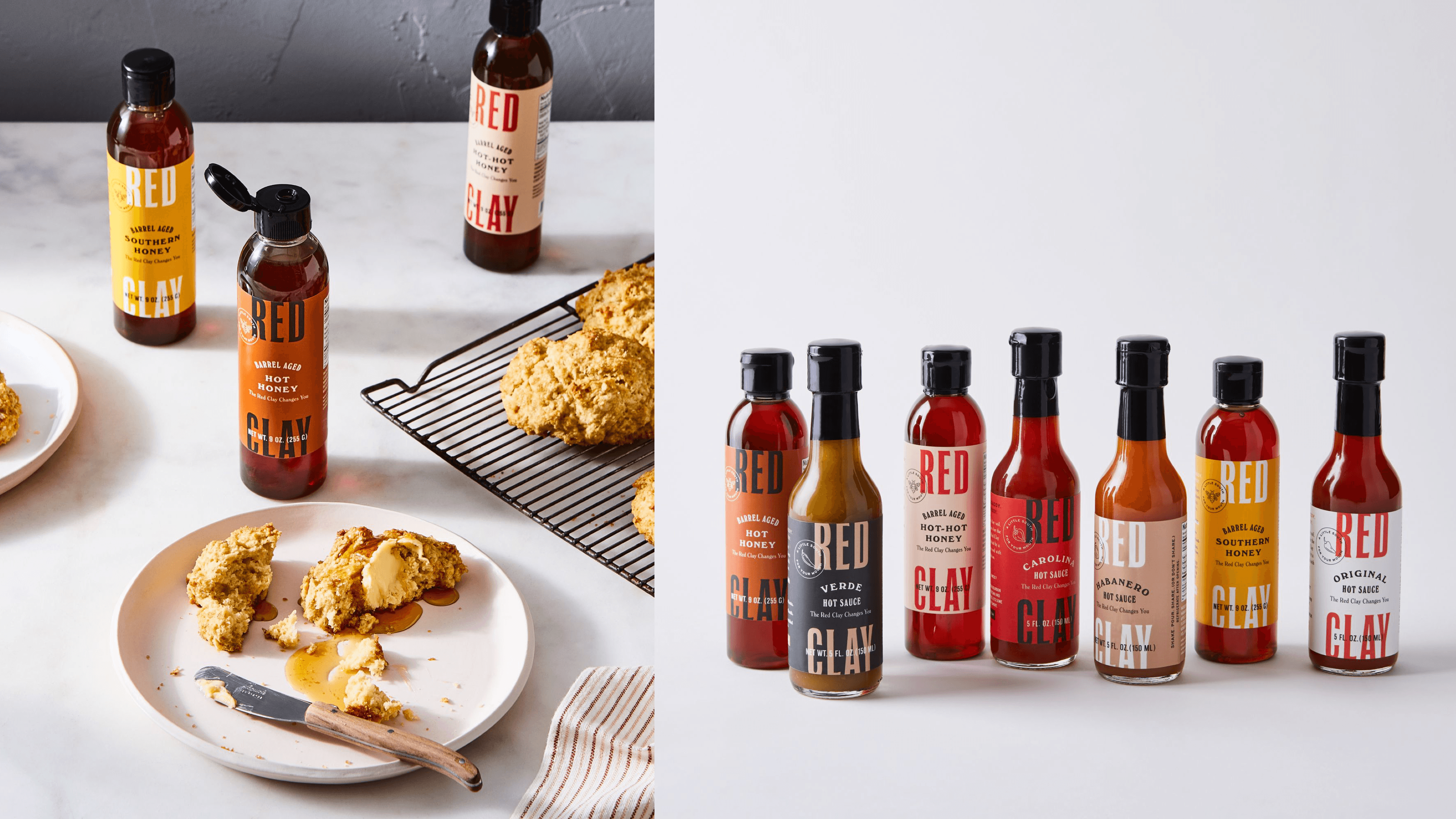 hot sauce and hot honey collection