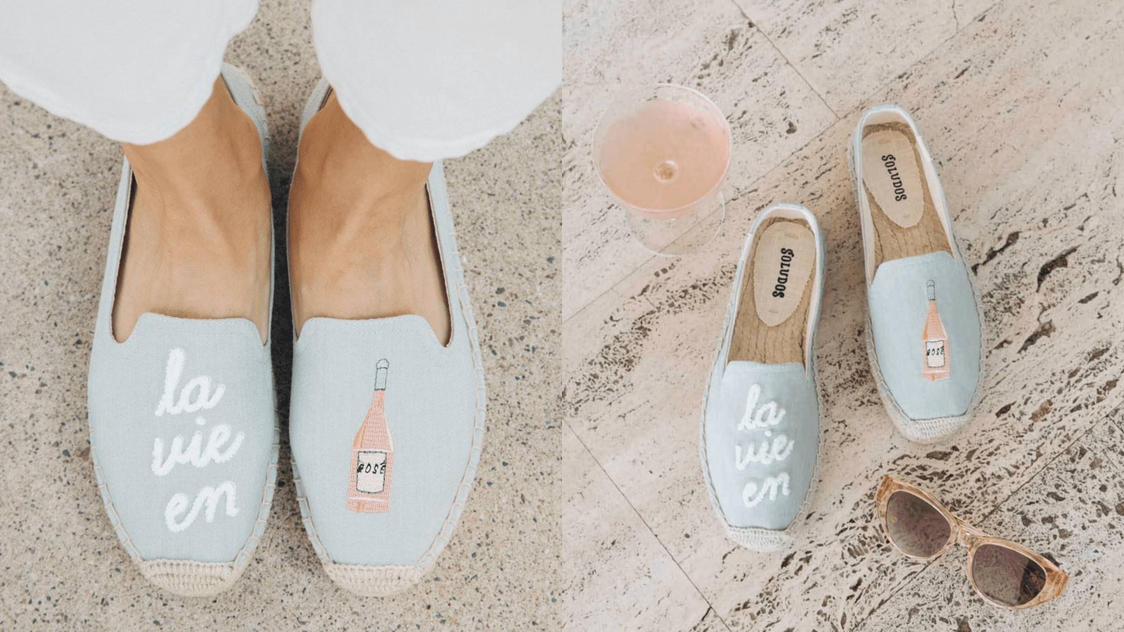 wine-themed loafers