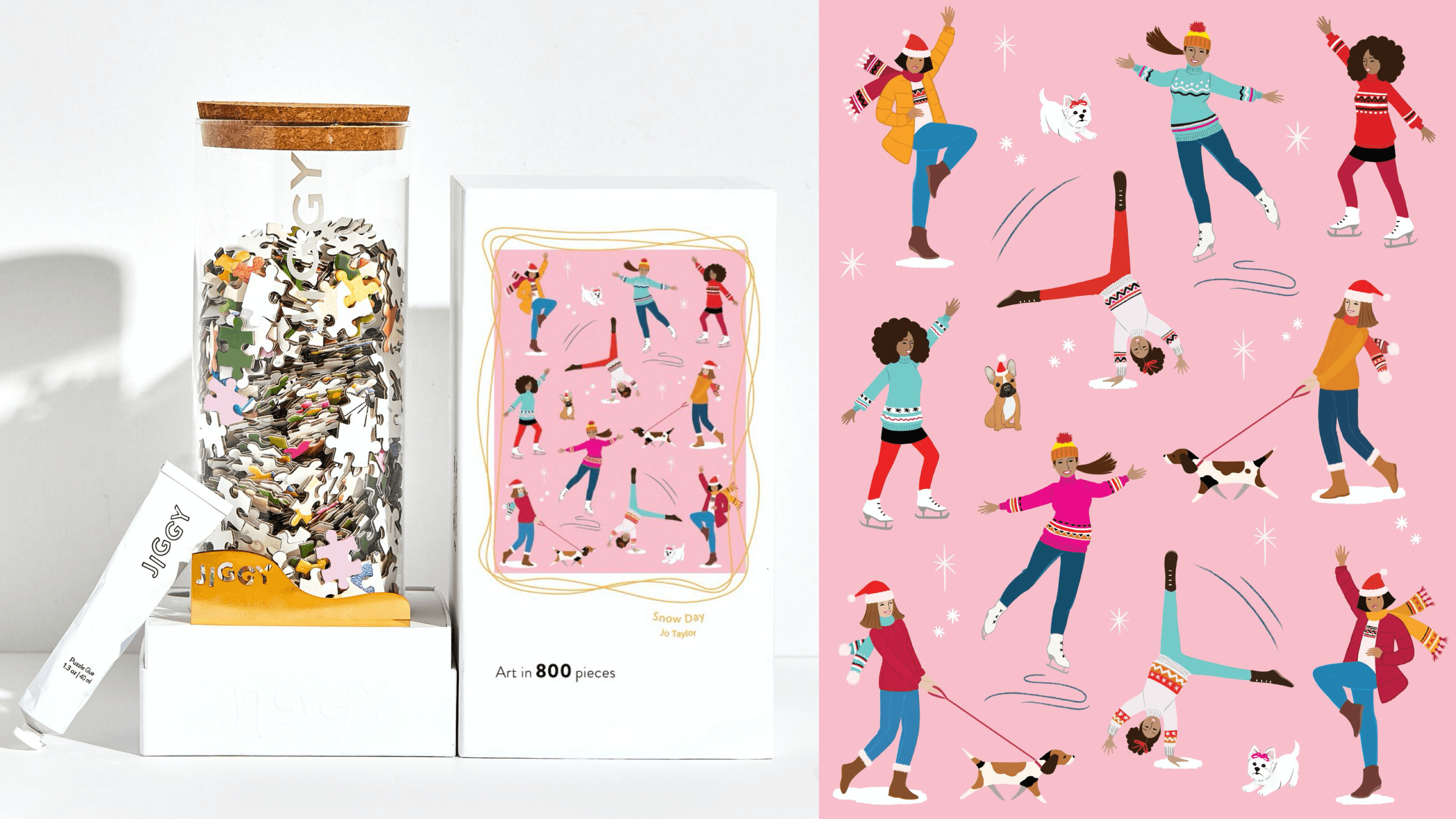 snow day themed puzzle