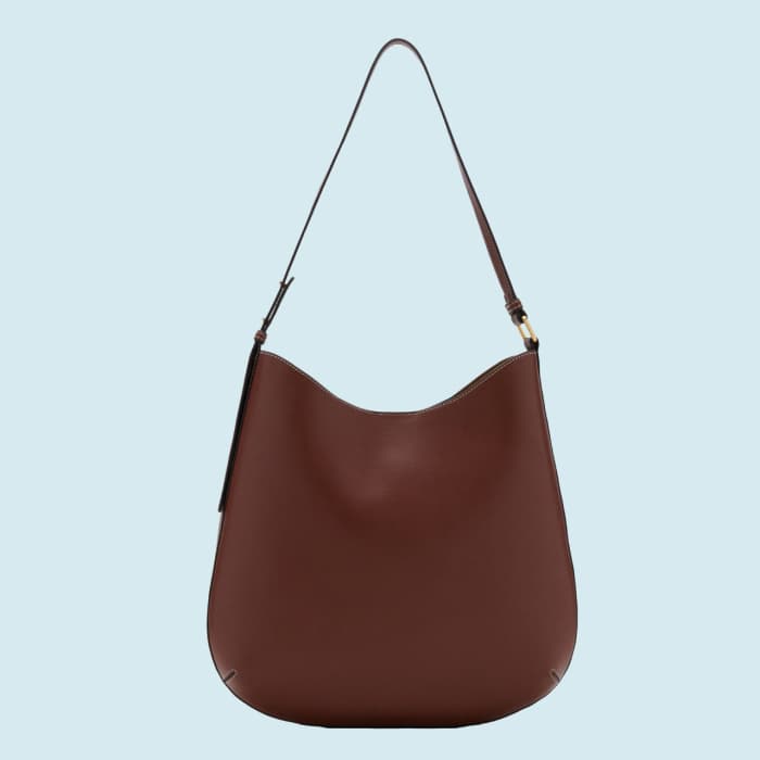 Mango Large Oval Shoulder Bag