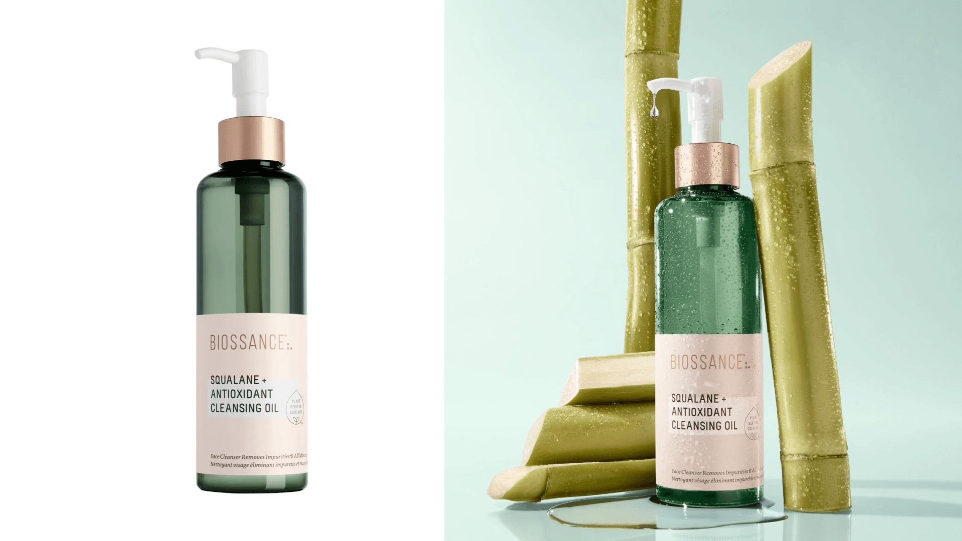 Biossance, Squalane + Antioxidant Makeup Removing Cleansing Oil 