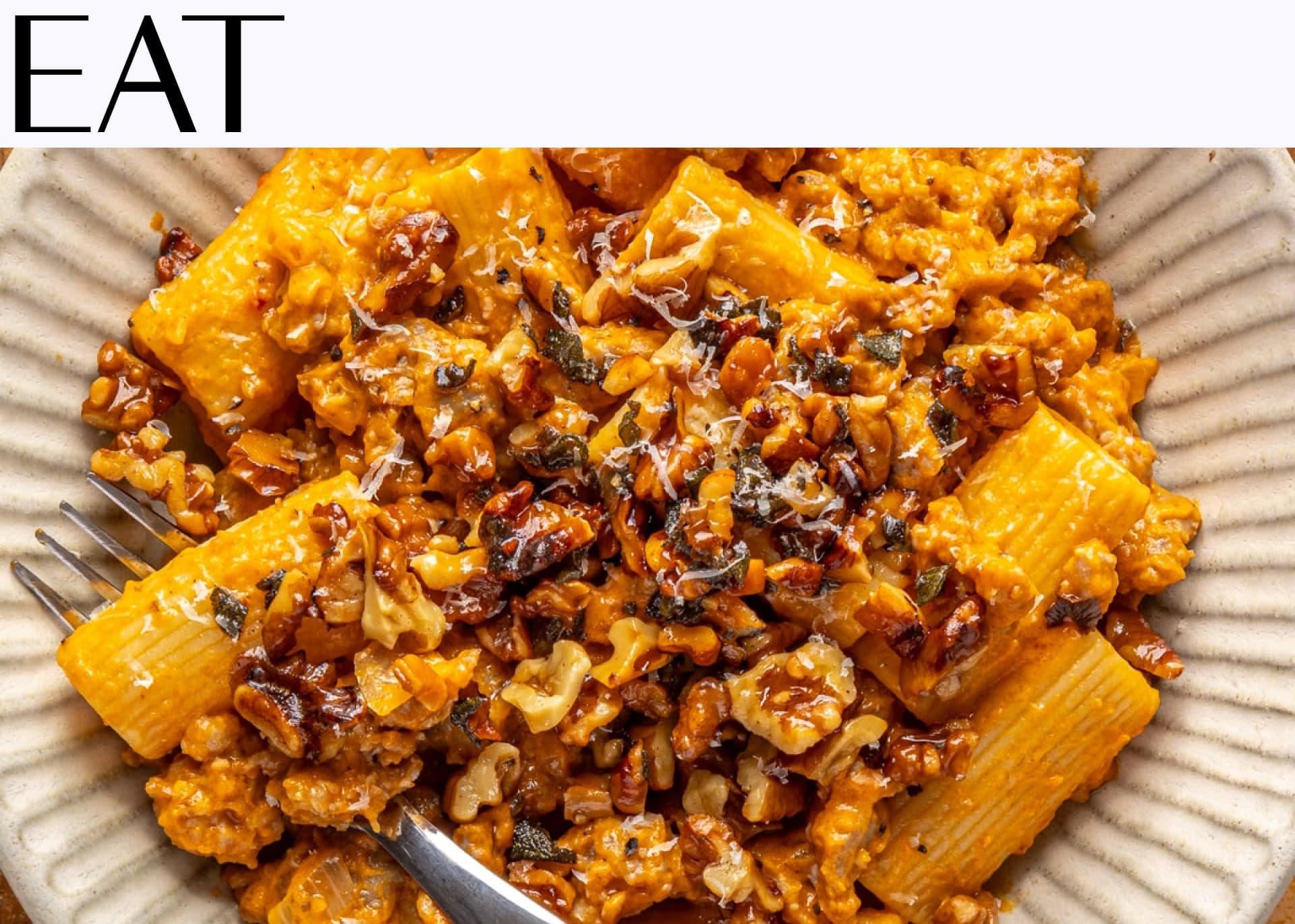 Eat: Pumpkin Pasta 