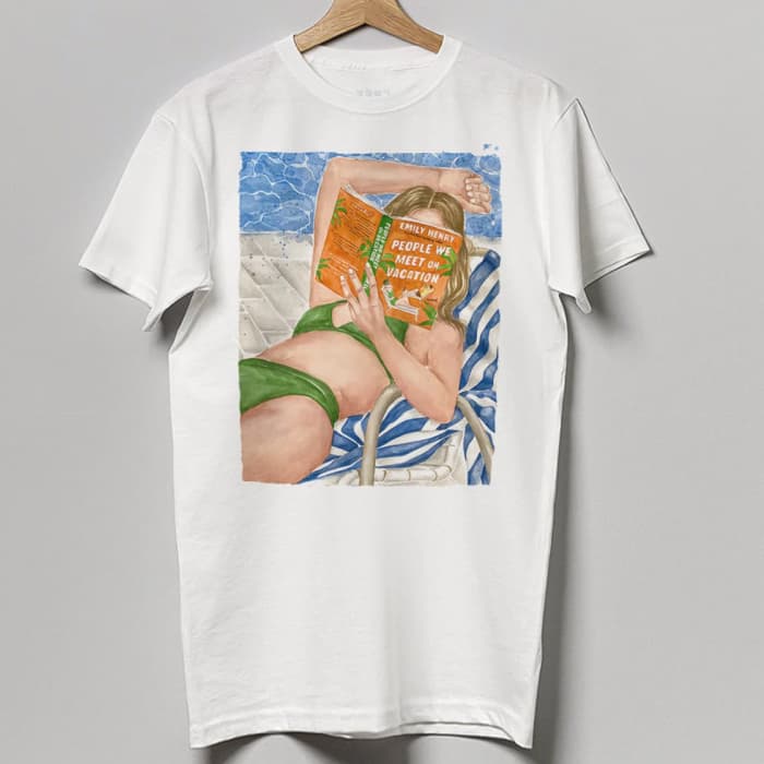 People We Meet on Vacation Book T-Shirt