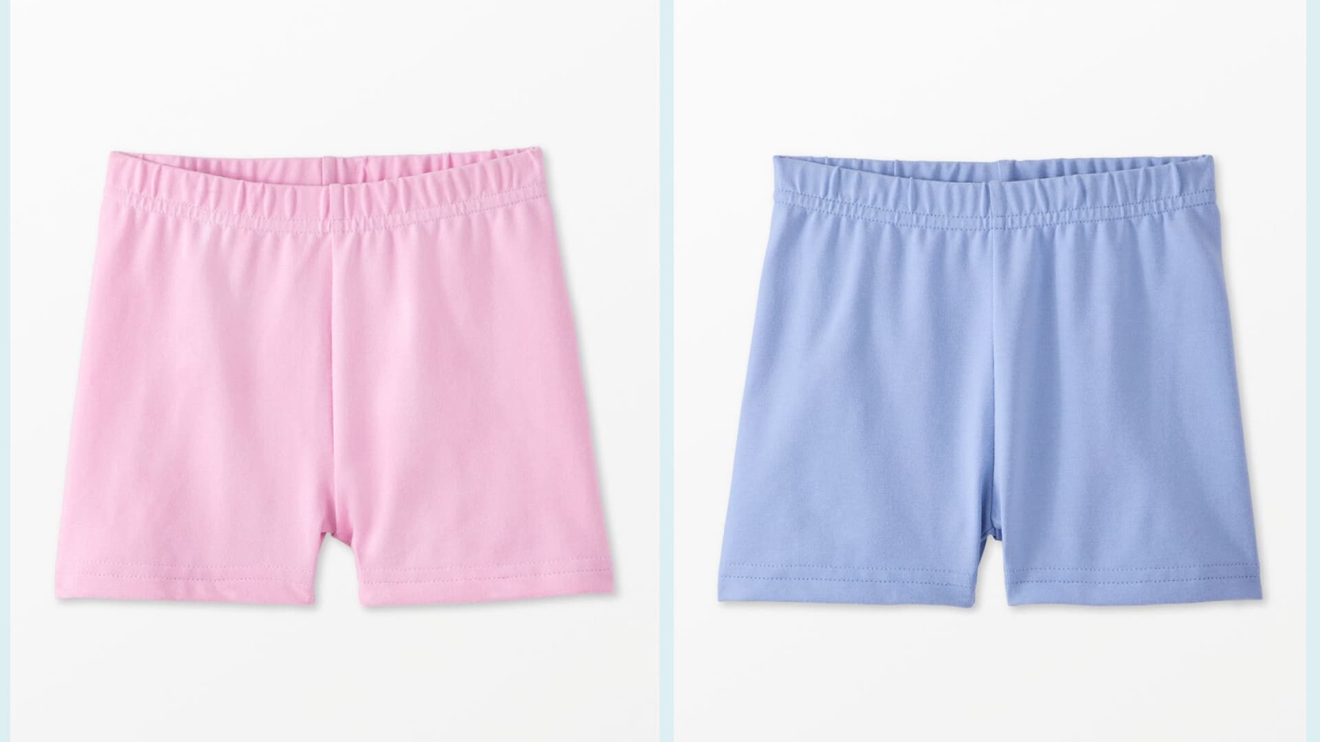 A pair of toddler shorts. 