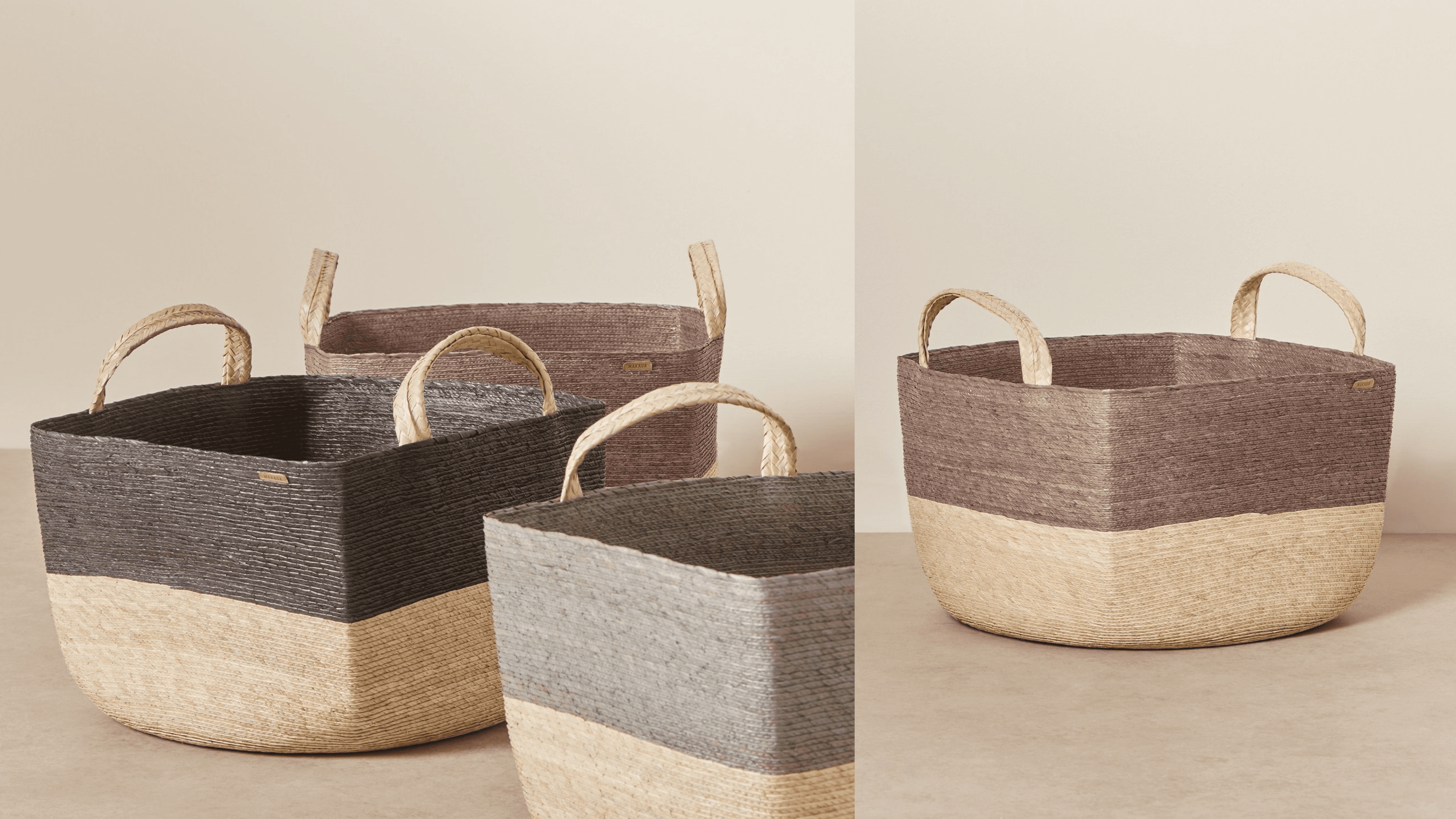 storage baskets for bedroom clutter