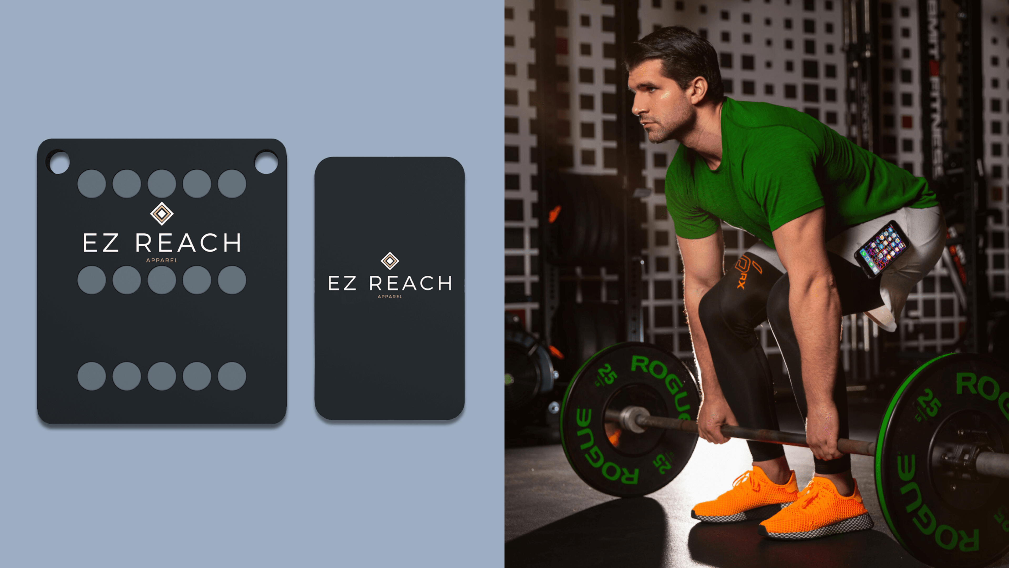 magnetic phone mount so you can work out hands free