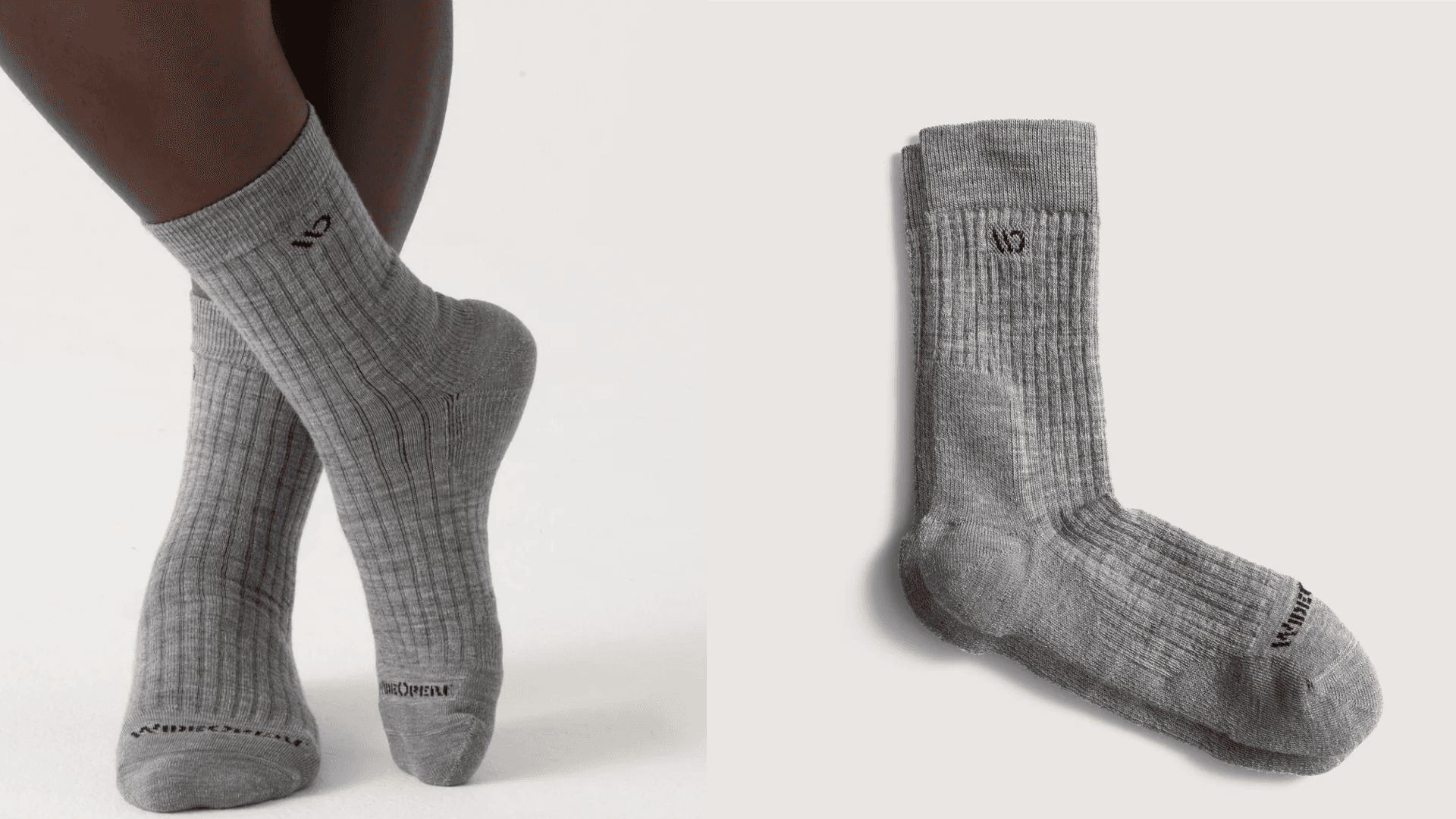 socks with a wide opening for extra stretch