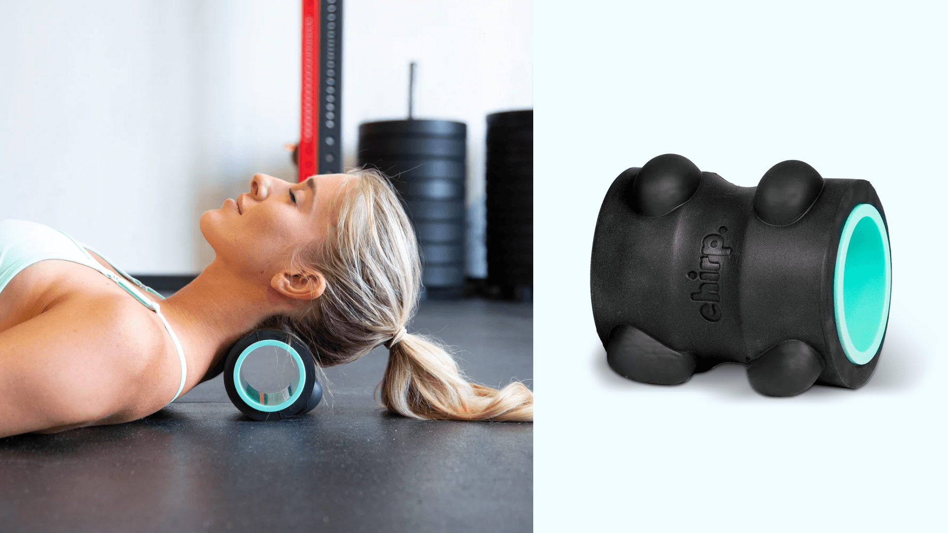 Chirp Wheel XR for Ultimate Neck & Headache Relief - Rejuvenate Body, Spinal Care & Tension Through Thumb Pressure Release for Physical Therapy and Relaxation - Mint 4"
