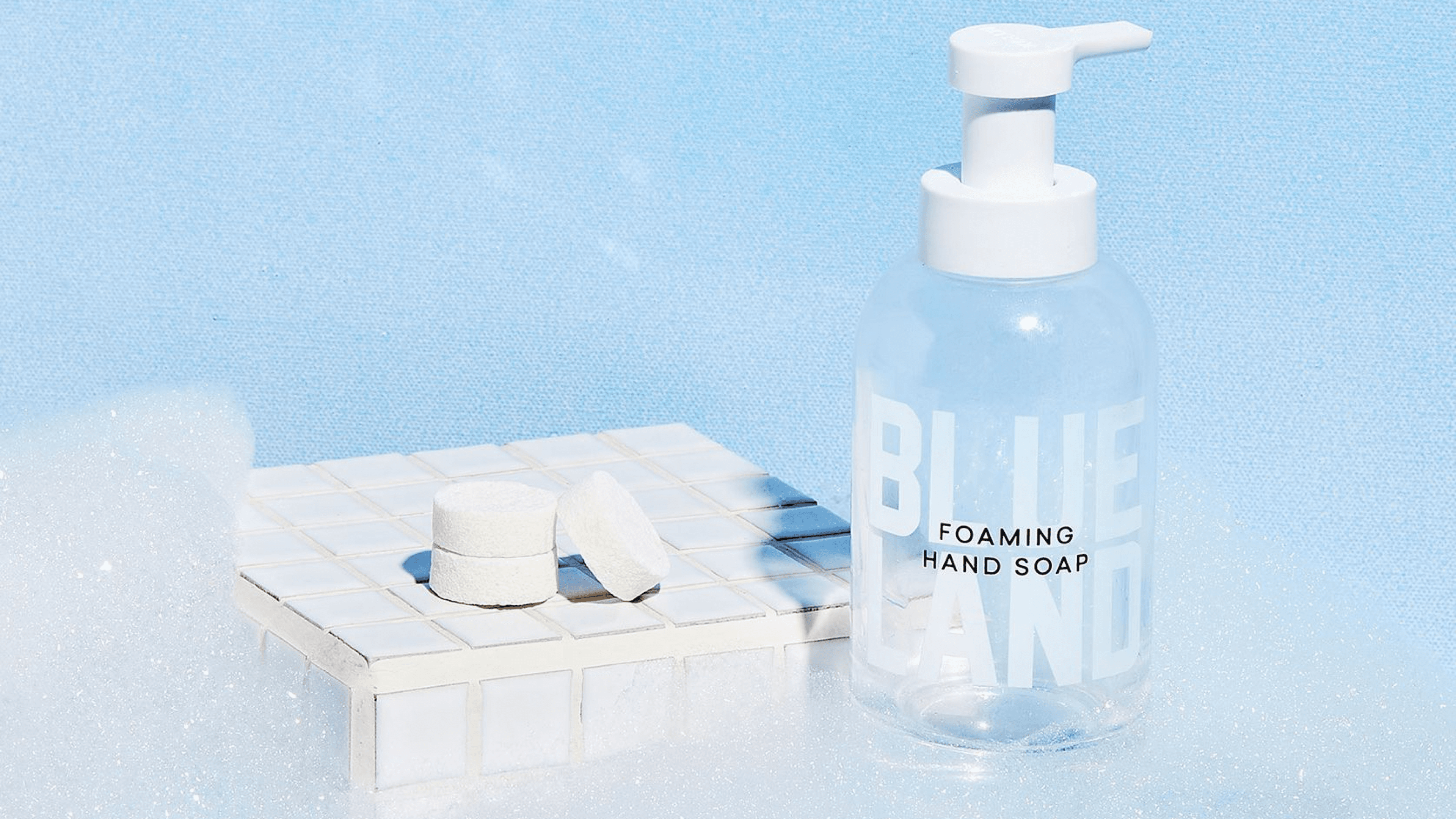 refillable hand soap that can be make from tablets and water