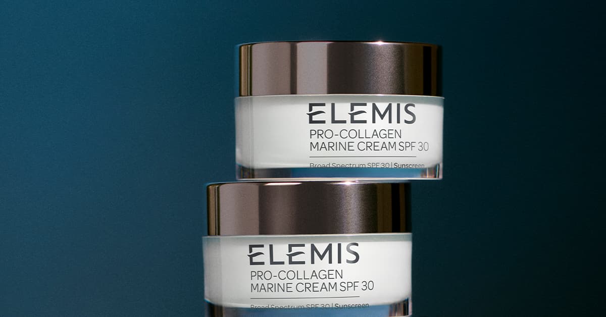 ELEMIS Pro-Collagen Marine Cream SPF 30 - Lightweight Anti-Wrinkle Daily Facial Moisturizer - Hydrating Gel-Cream for Fine Lines and Wrinkles - 100ml