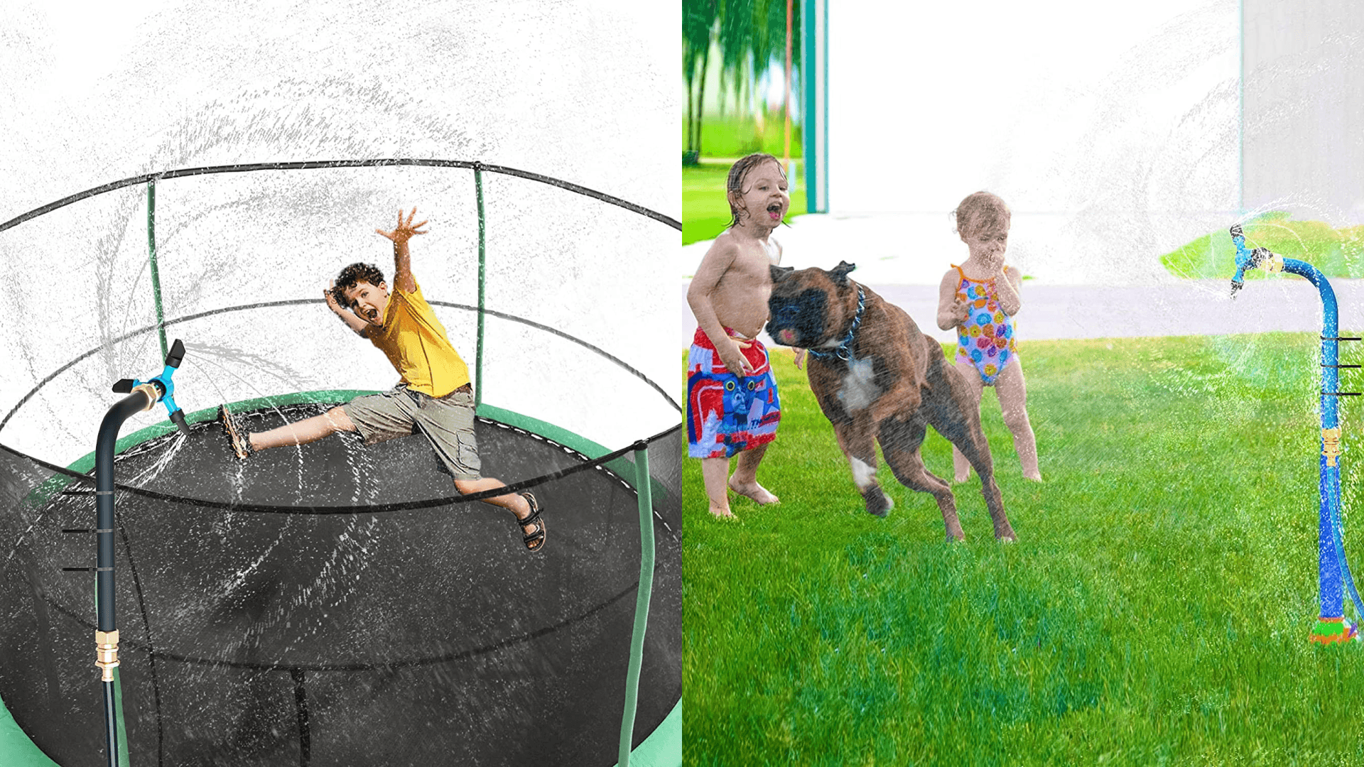 Trampoline sprinkler 