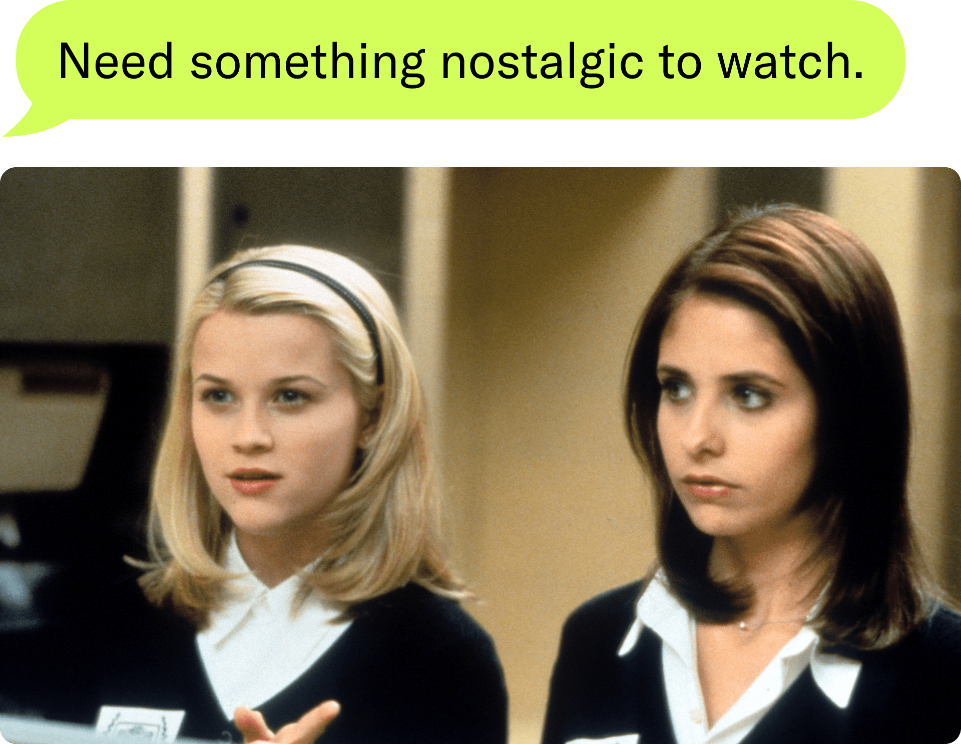 Need something nostalgic to watch. 