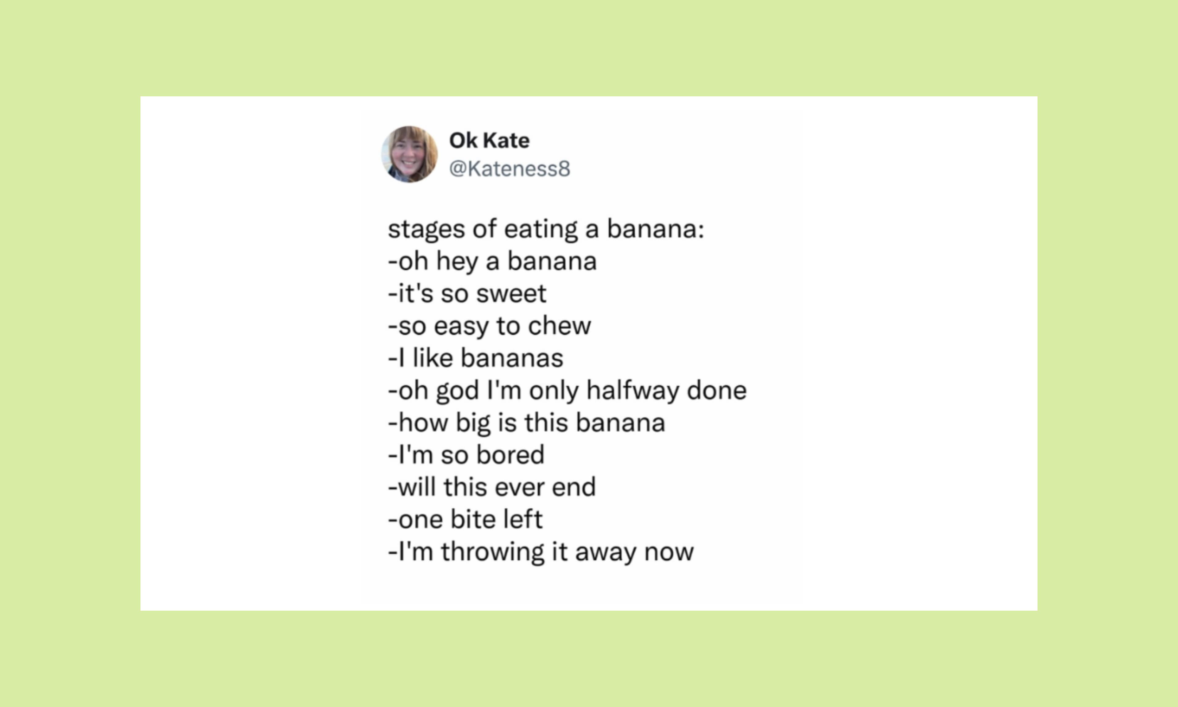 bananas are weird