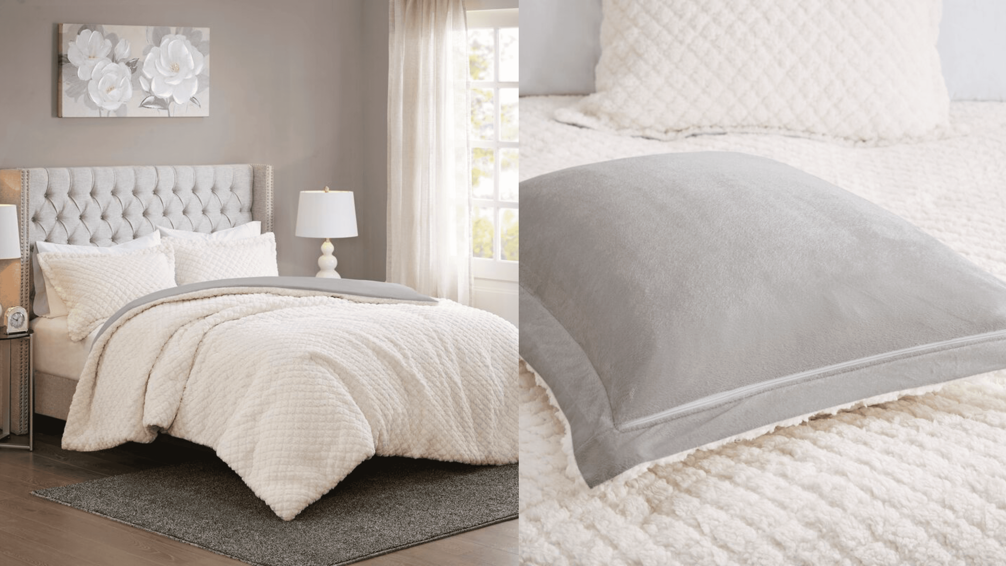 sherpa reversible comforter