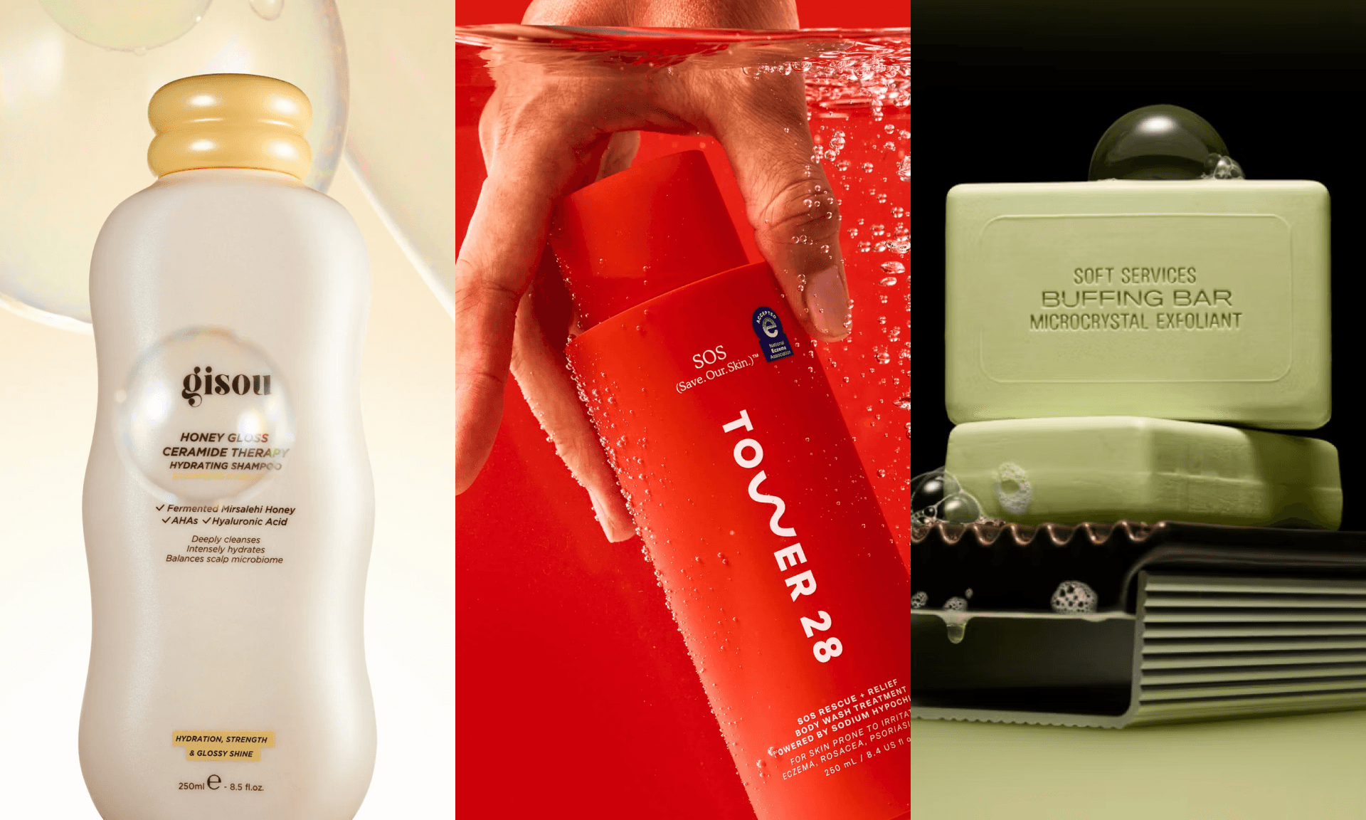 shampoo, bodywash, bar soap