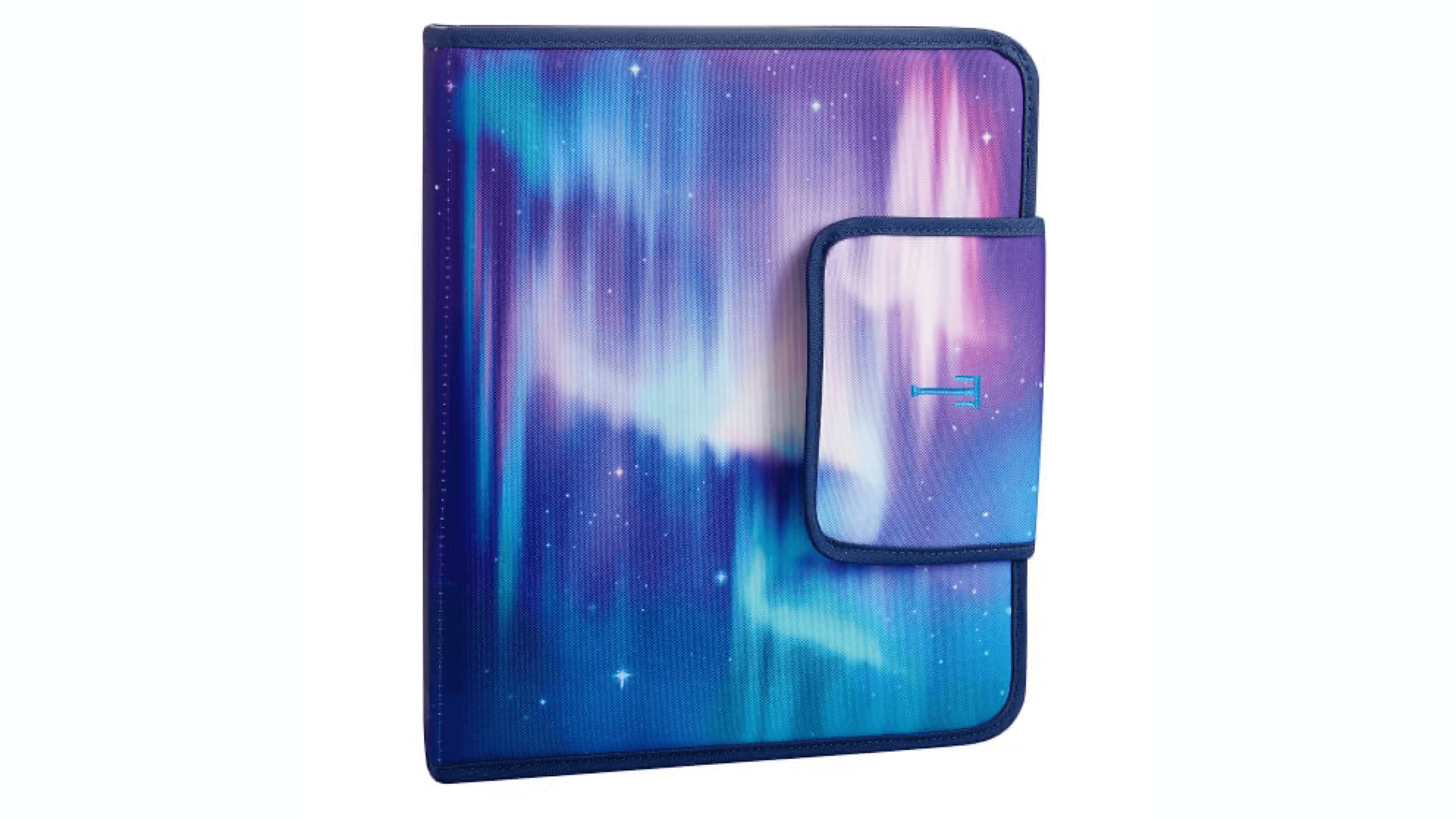 three-ring binder and organizer for supplies