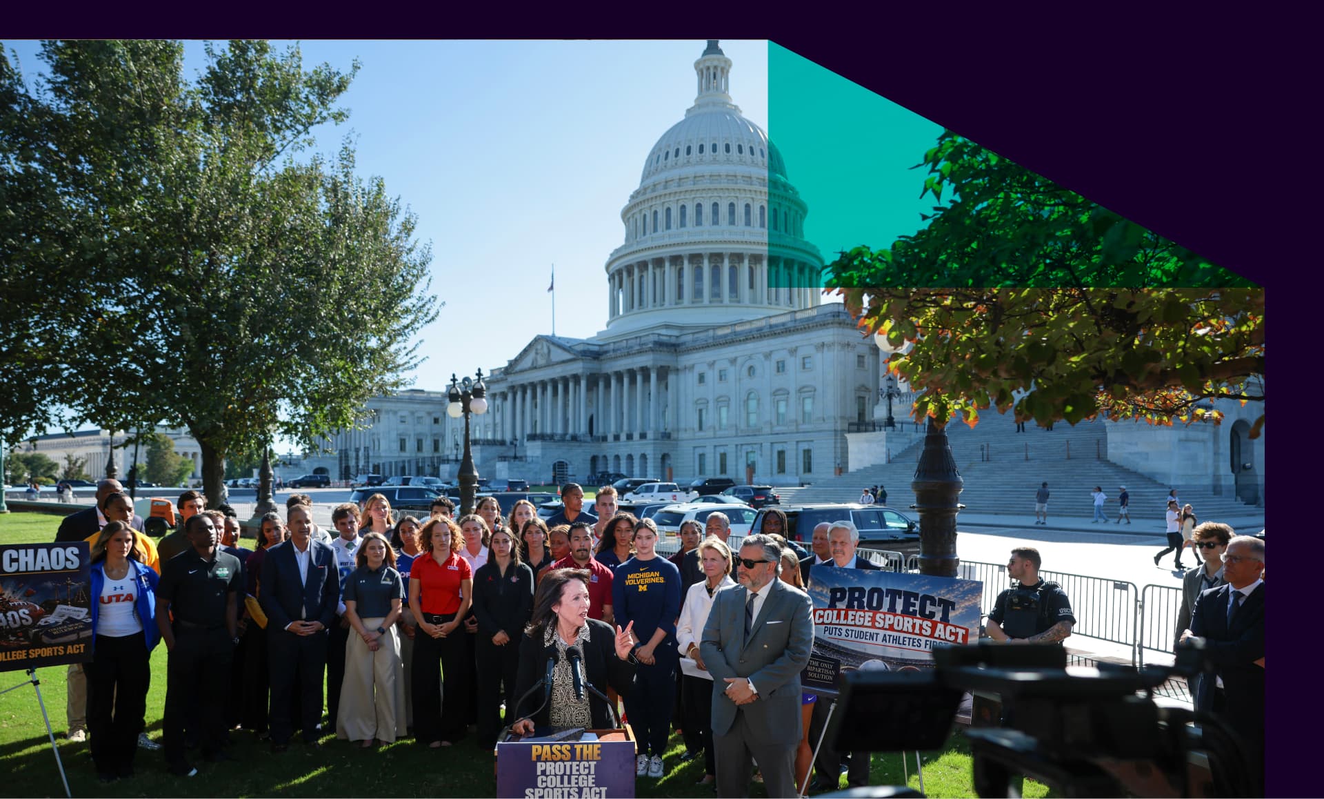 Protect College Sports Act press conference