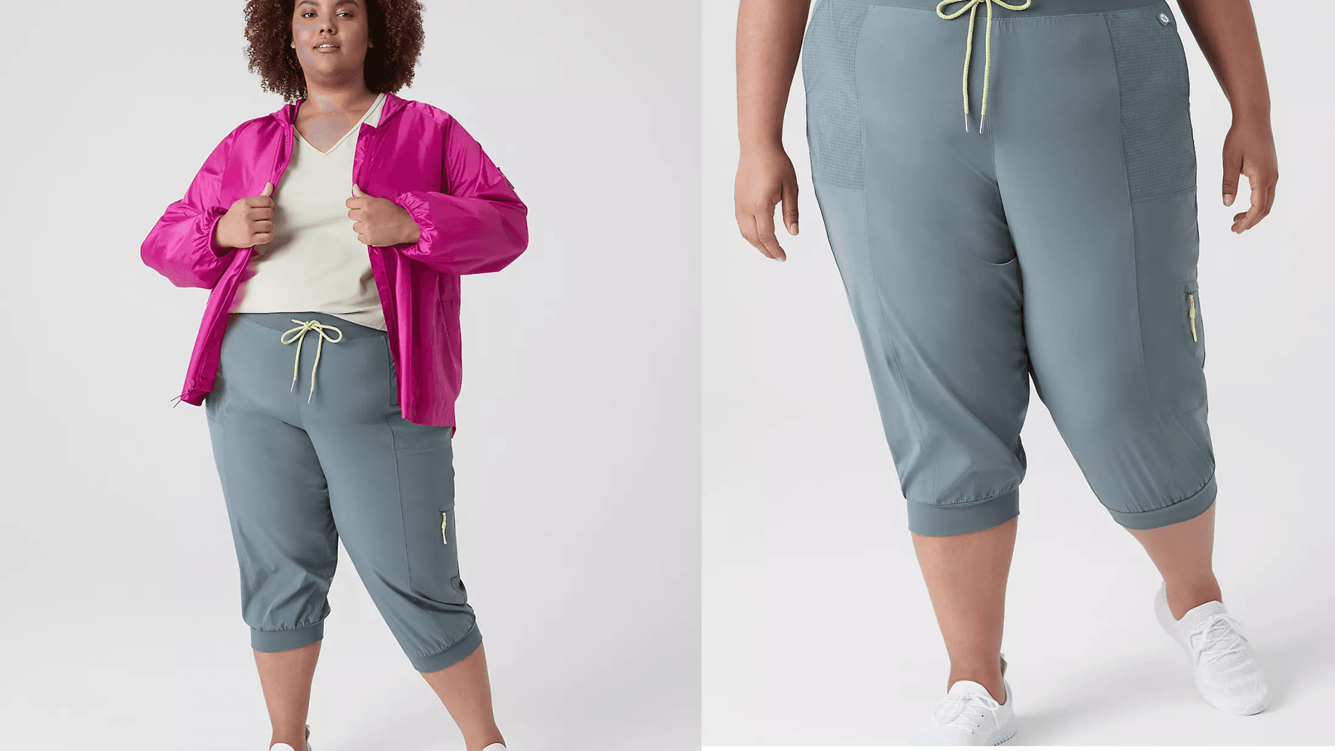 lane bryant stretch woven workout capris