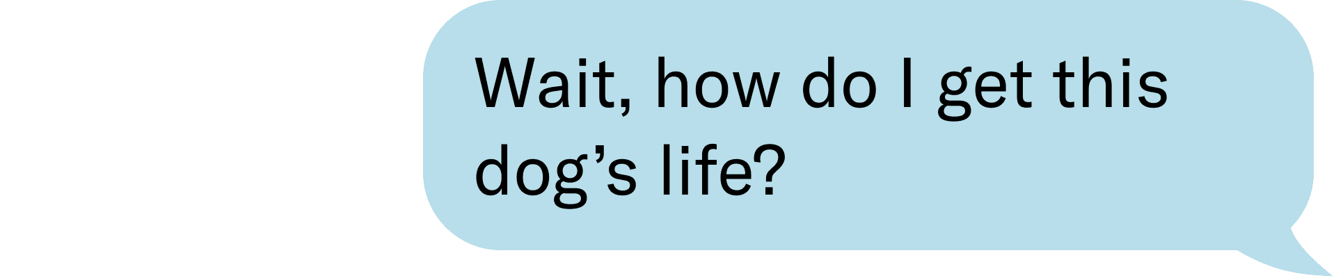 Wait, how do I get this dog's life?