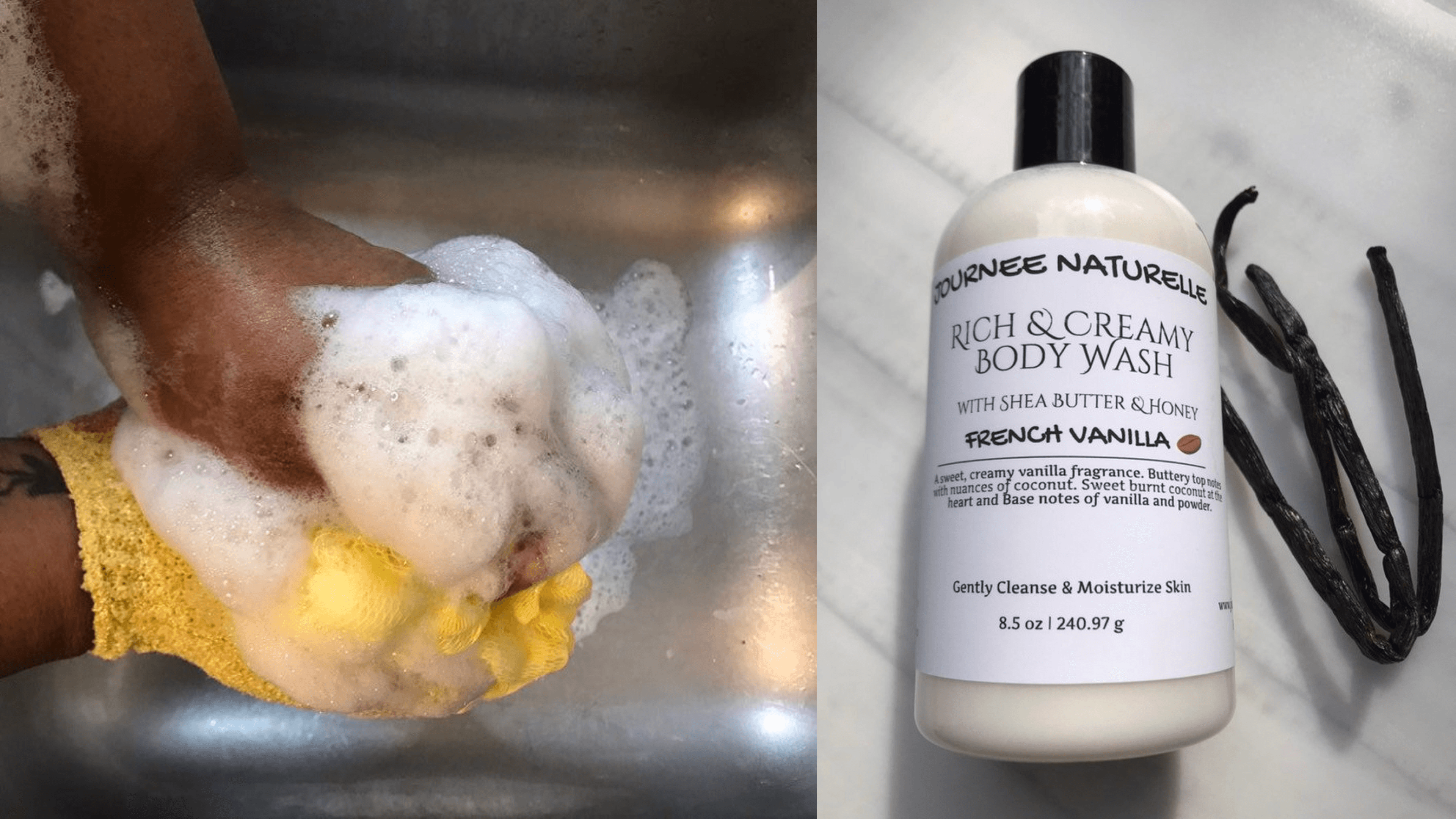 french vanilla body wash