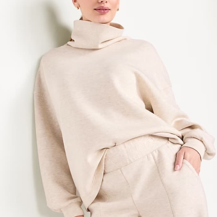 Old Navy Bounce Fleece Funnel Neck Tunic