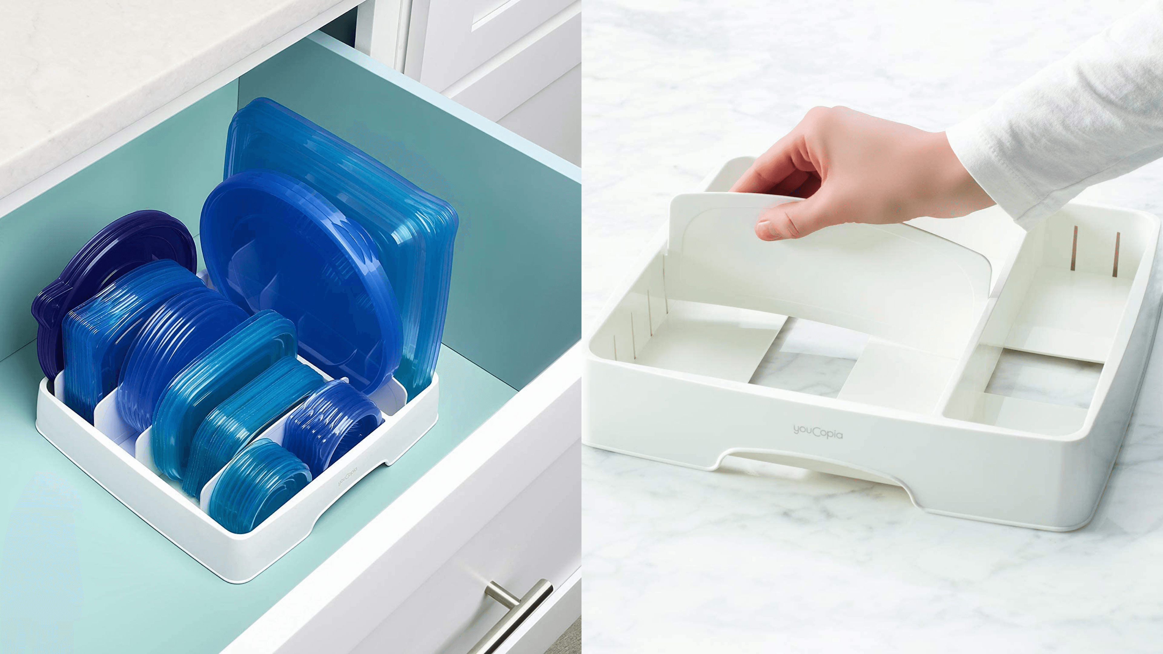 a organization tool for all those leftover container lids you have