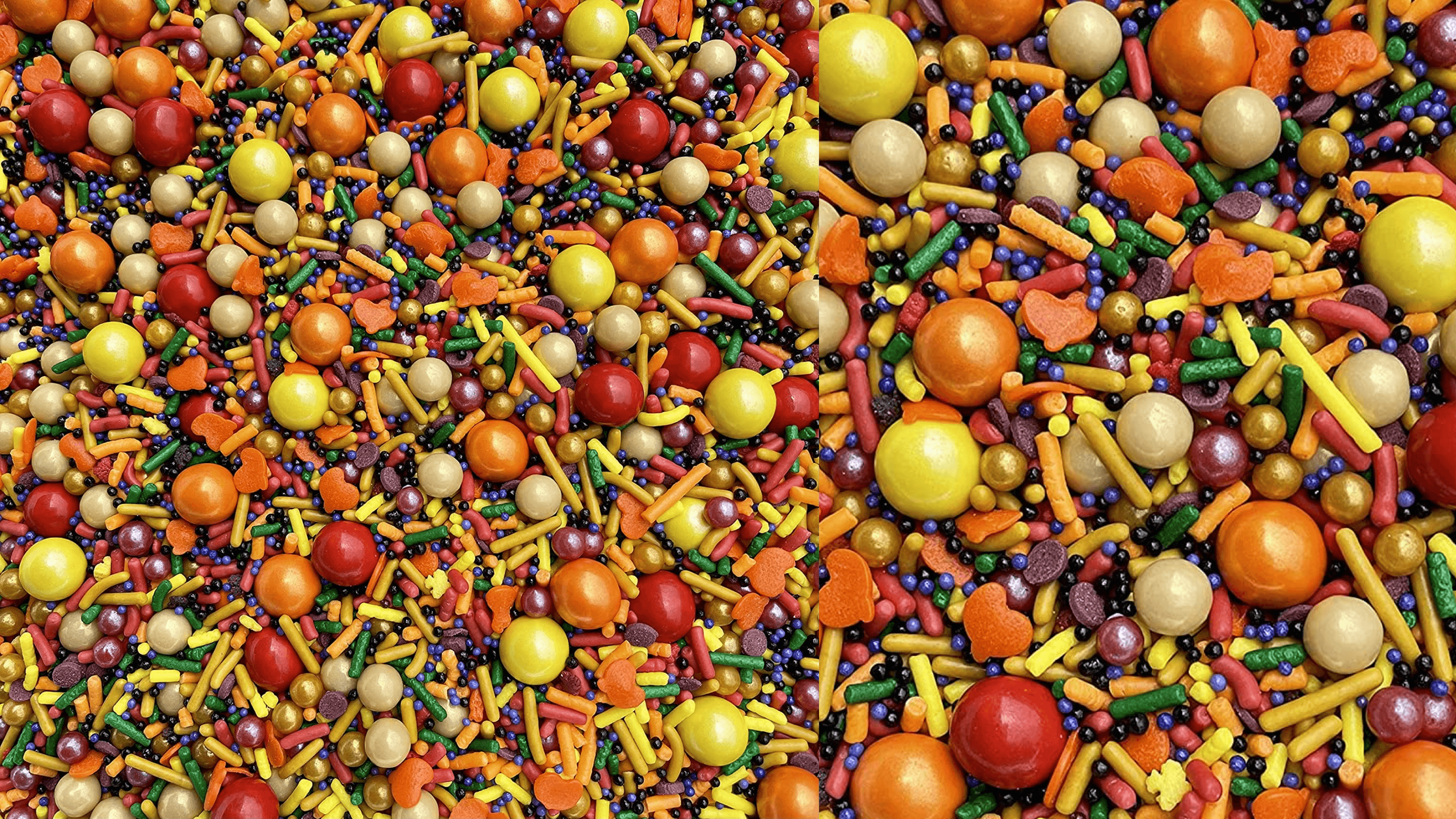 autumn-themed sprinkles