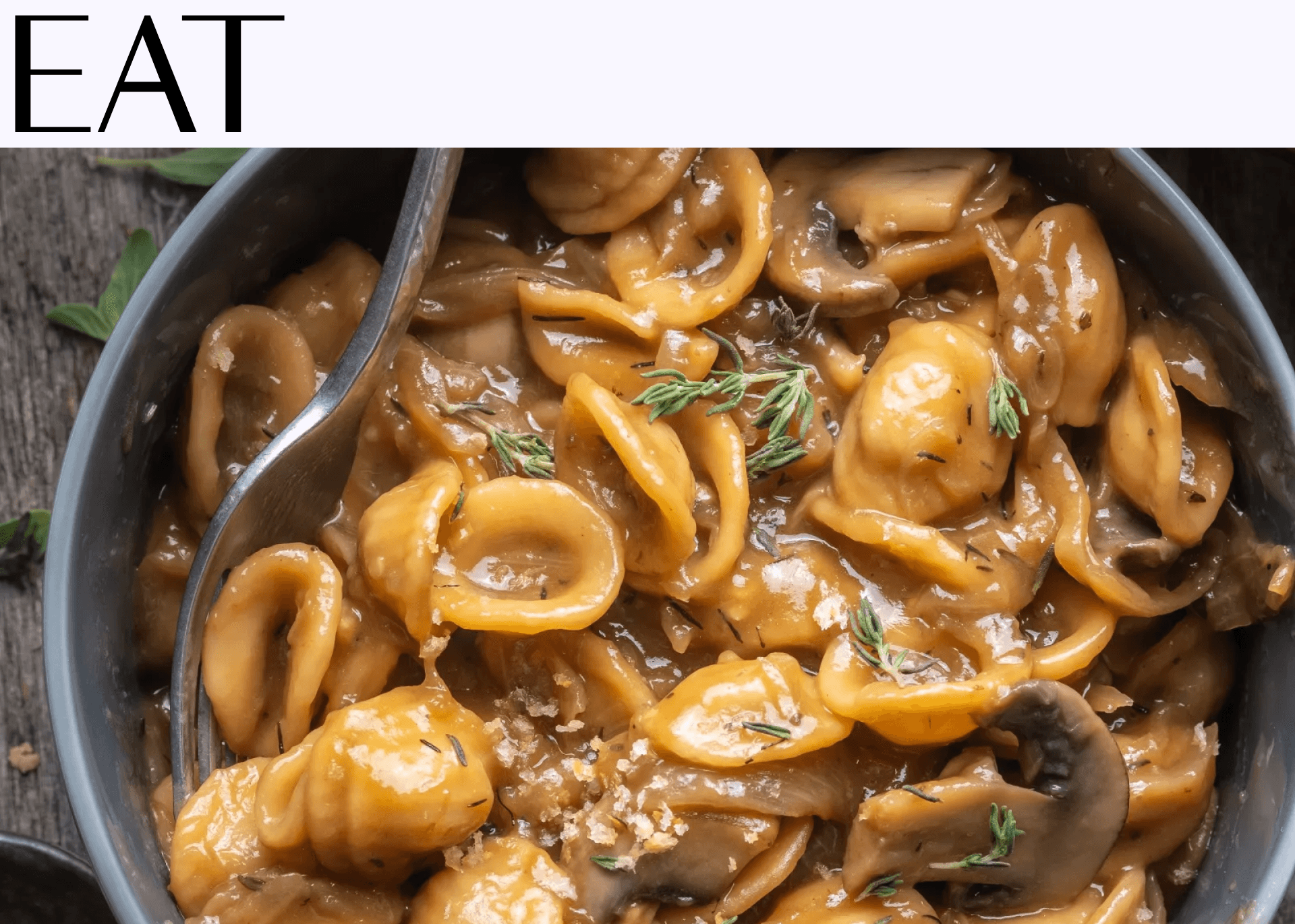 Wandering Chickpea’s French Onion Pasta