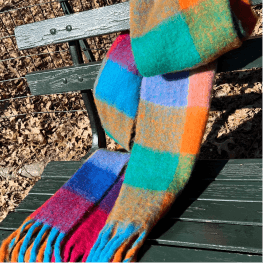 Etsy Mohair Plaid Scarf