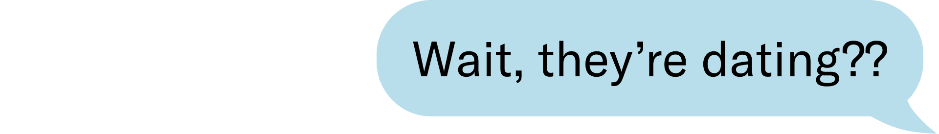 Wait, they’re dating??