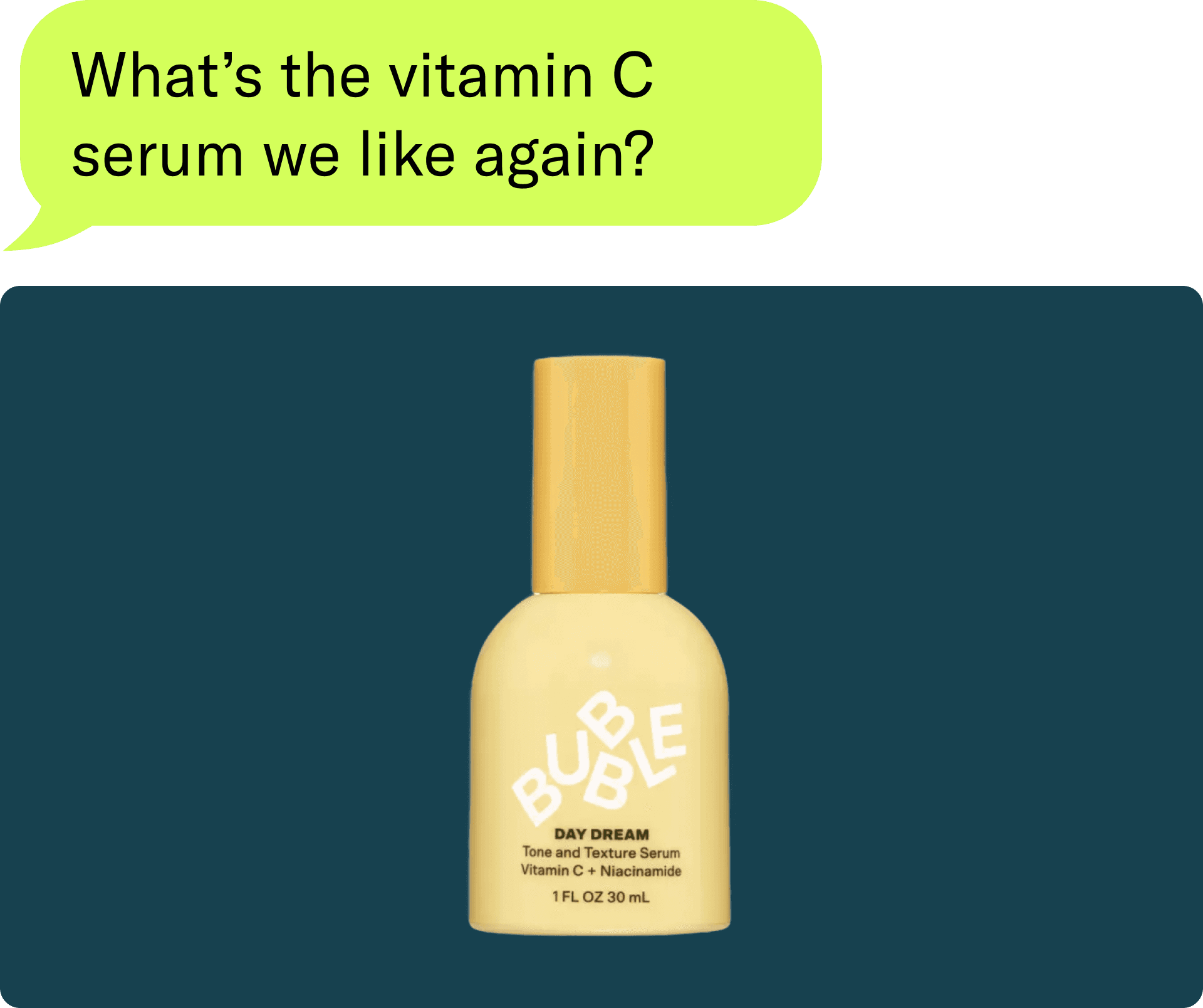 Bubble Day Dream Tone & Texture Serum