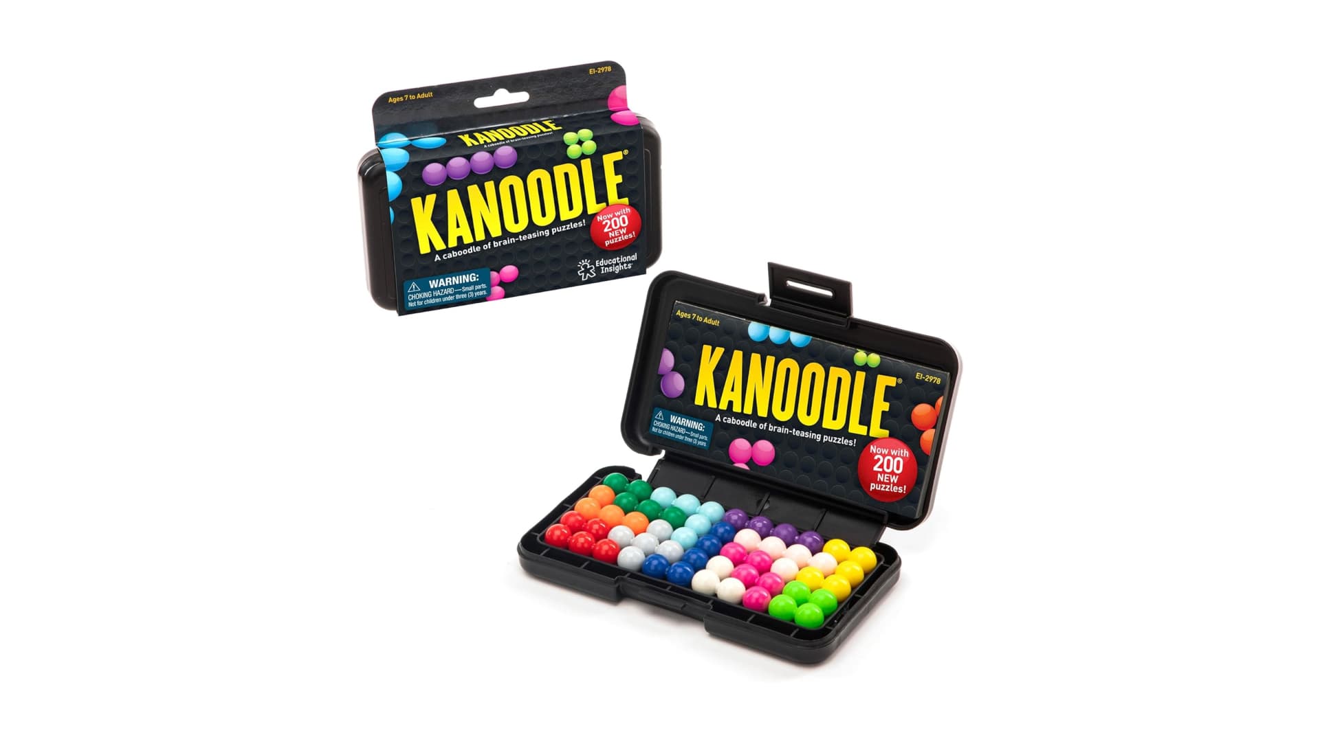 Educational Insights Kanoodle 3D Brain Teaser Puzzle for Ages 7+ Brain Games for Kids and Adults, Travel Games