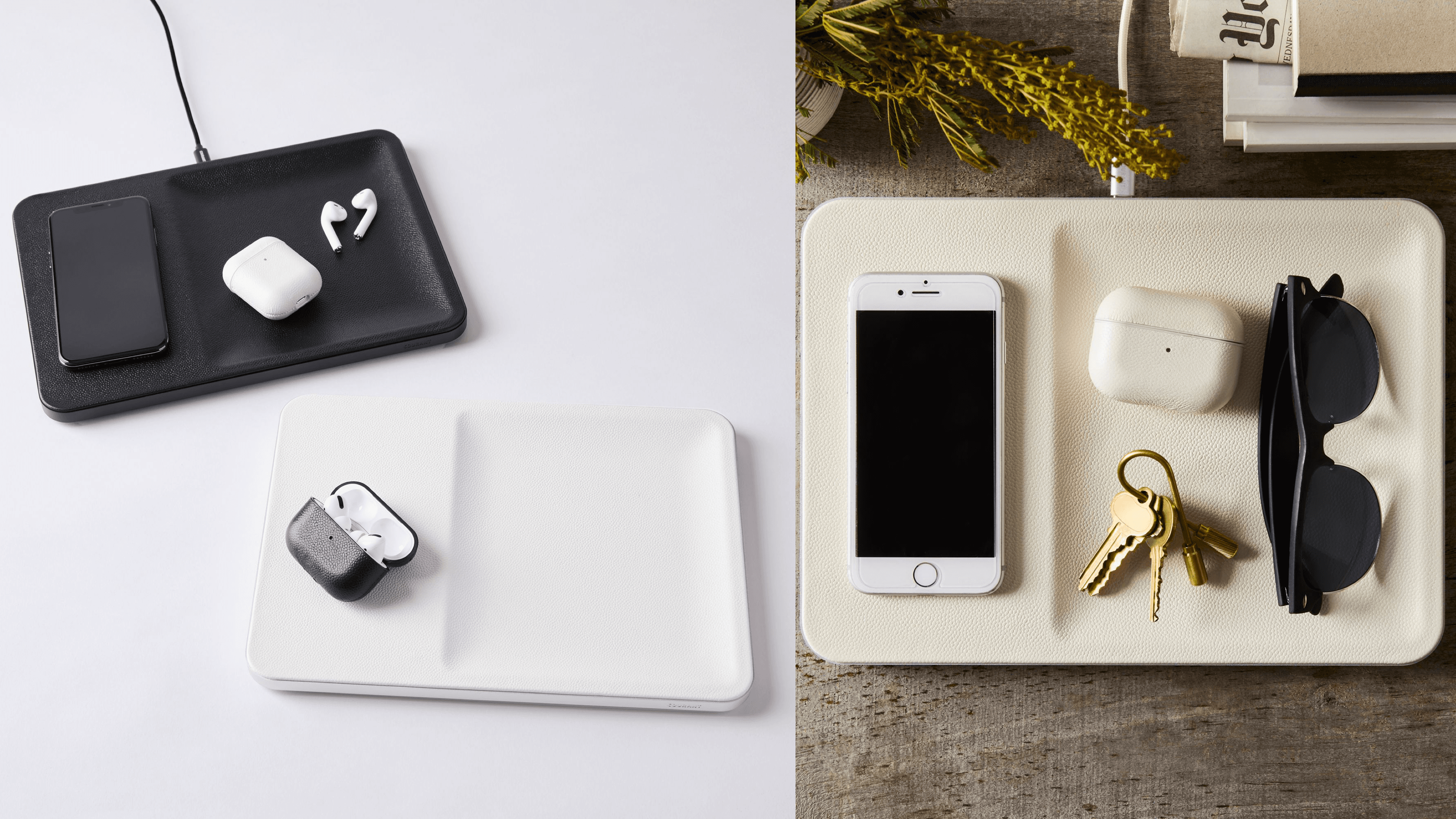 wireless charging tray