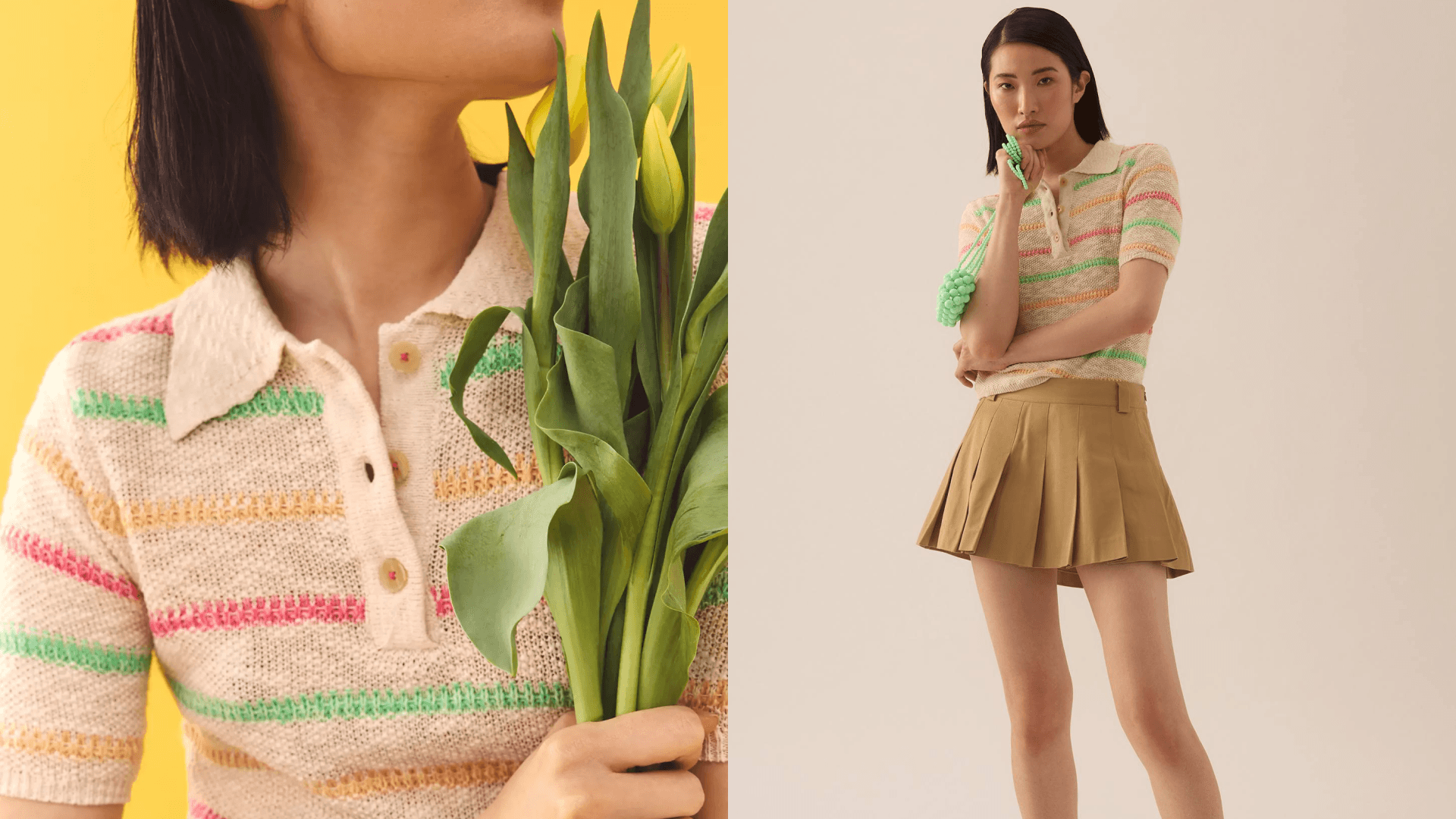 Summer knitwear polo