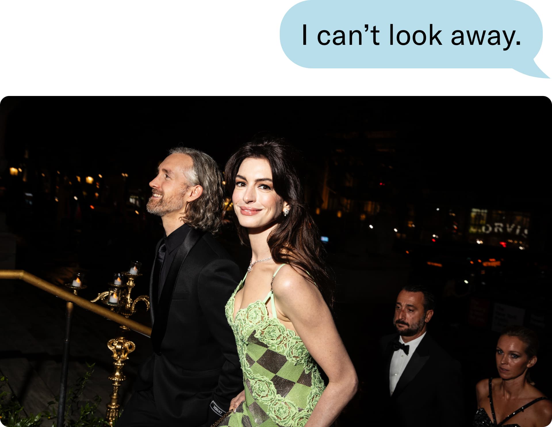 I can’t look away.