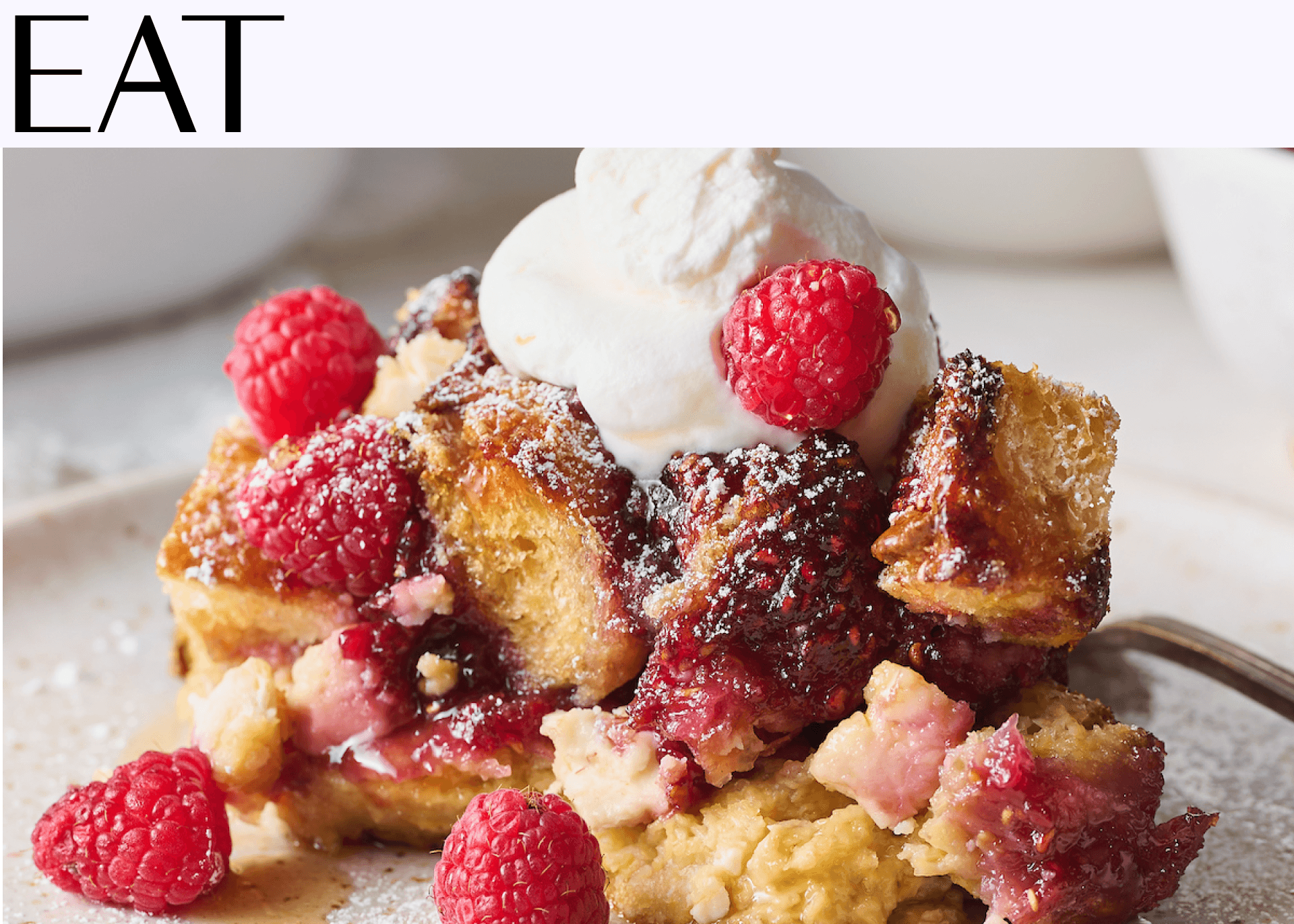 EAT: Baker by Nature’s Overnight Raspberry French Toast Casserole