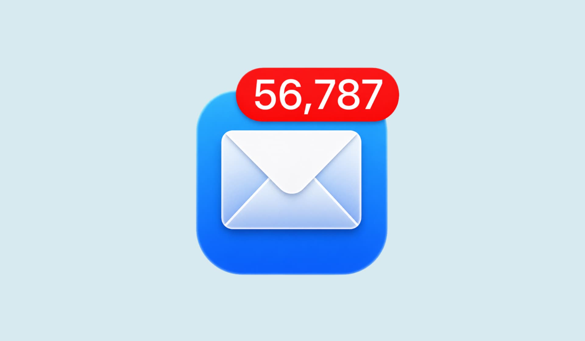 56,787 unread emails