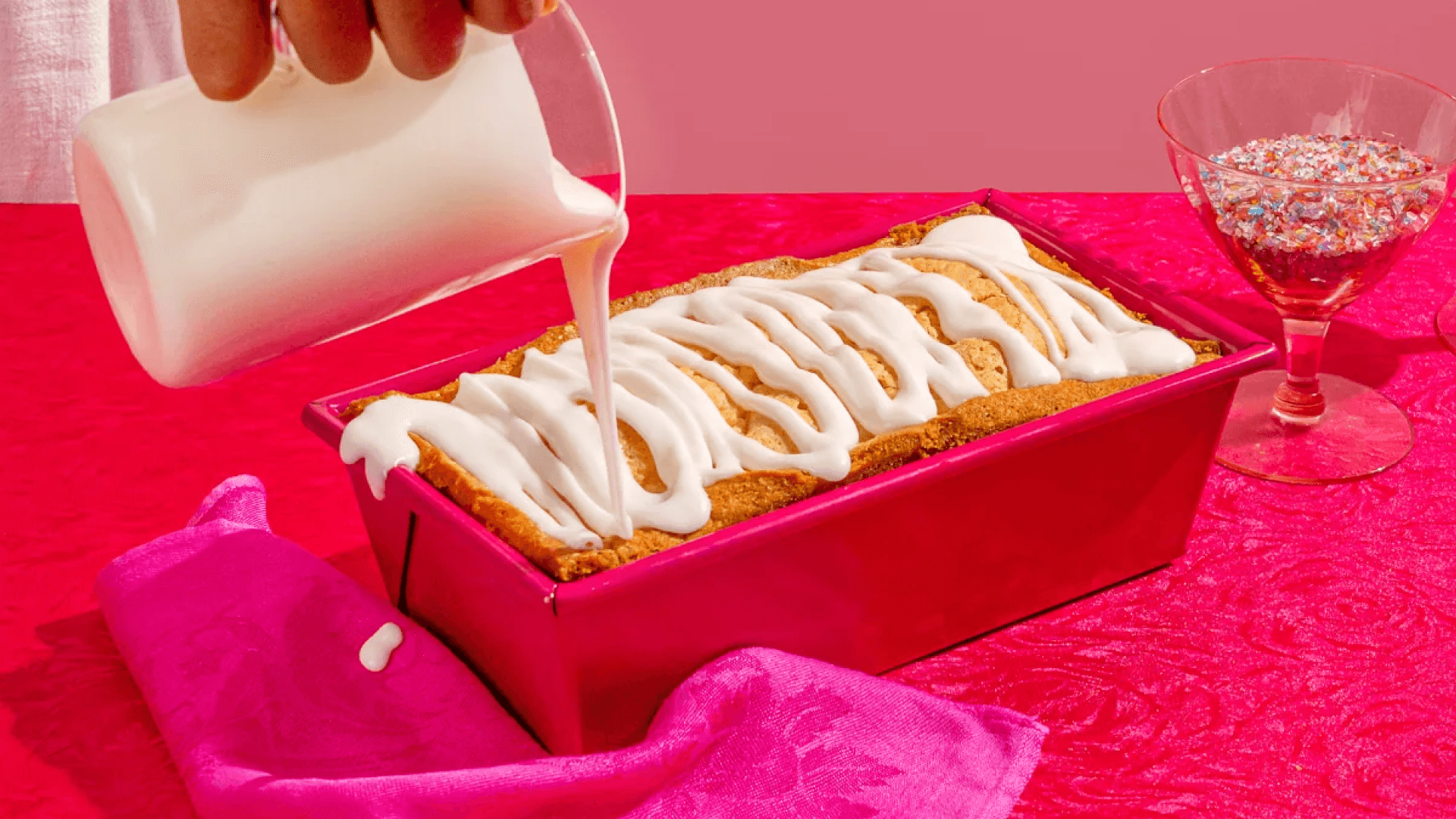 Great Jones Breadwinner (Raspberry) | Nonstick Loaf Pan for Bread, Cakes & More | Aluminized Steel with Easy Release Coating | Oven-Safe to 450°F | Even Heat Distribution | Dishwasher-Friendly