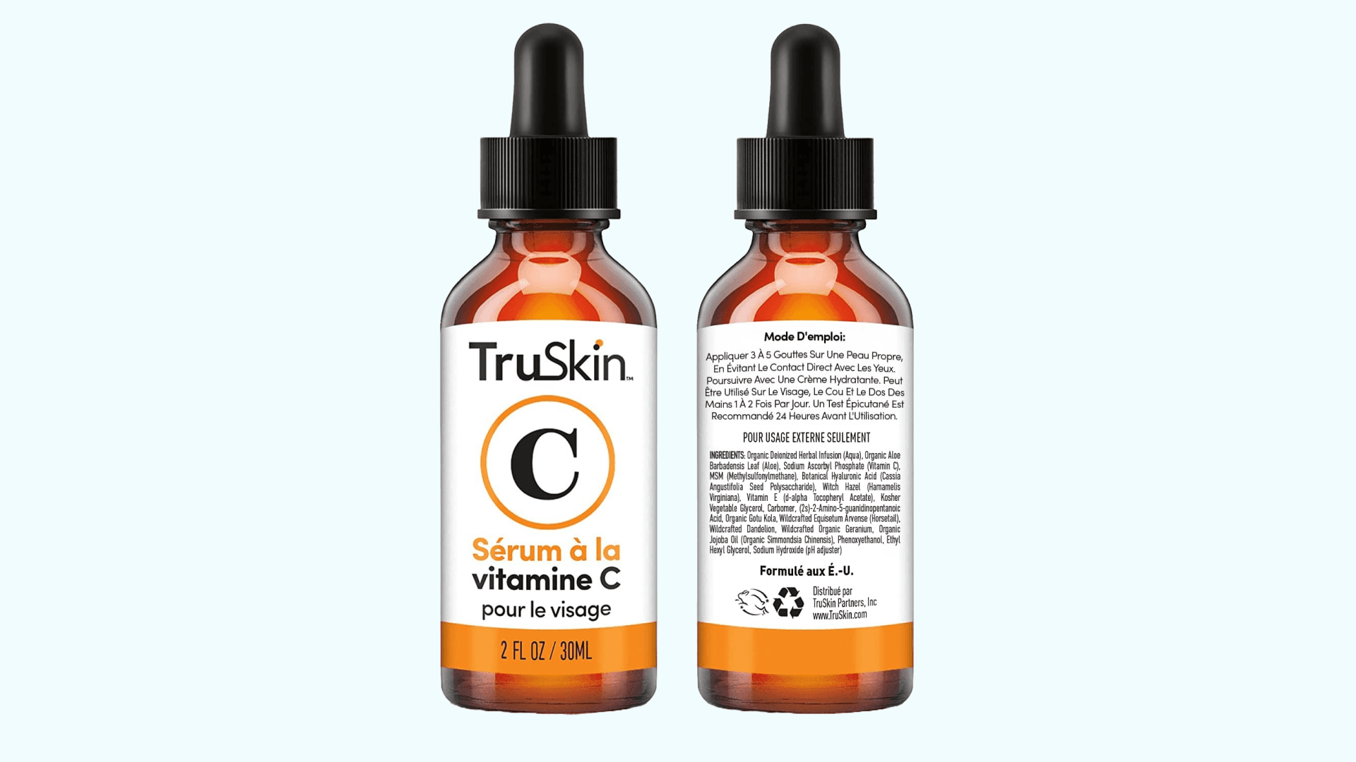 TruSkin Vitamin C Serum – Anti Aging Facial Serum with Vitamin C, Hyaluronic Acid, Vitamin E – Brightening Serum – Even Skin Tone, Improve Appearance of Dark Spots, Fine Lines & Wrinkles, 2 Fl Oz