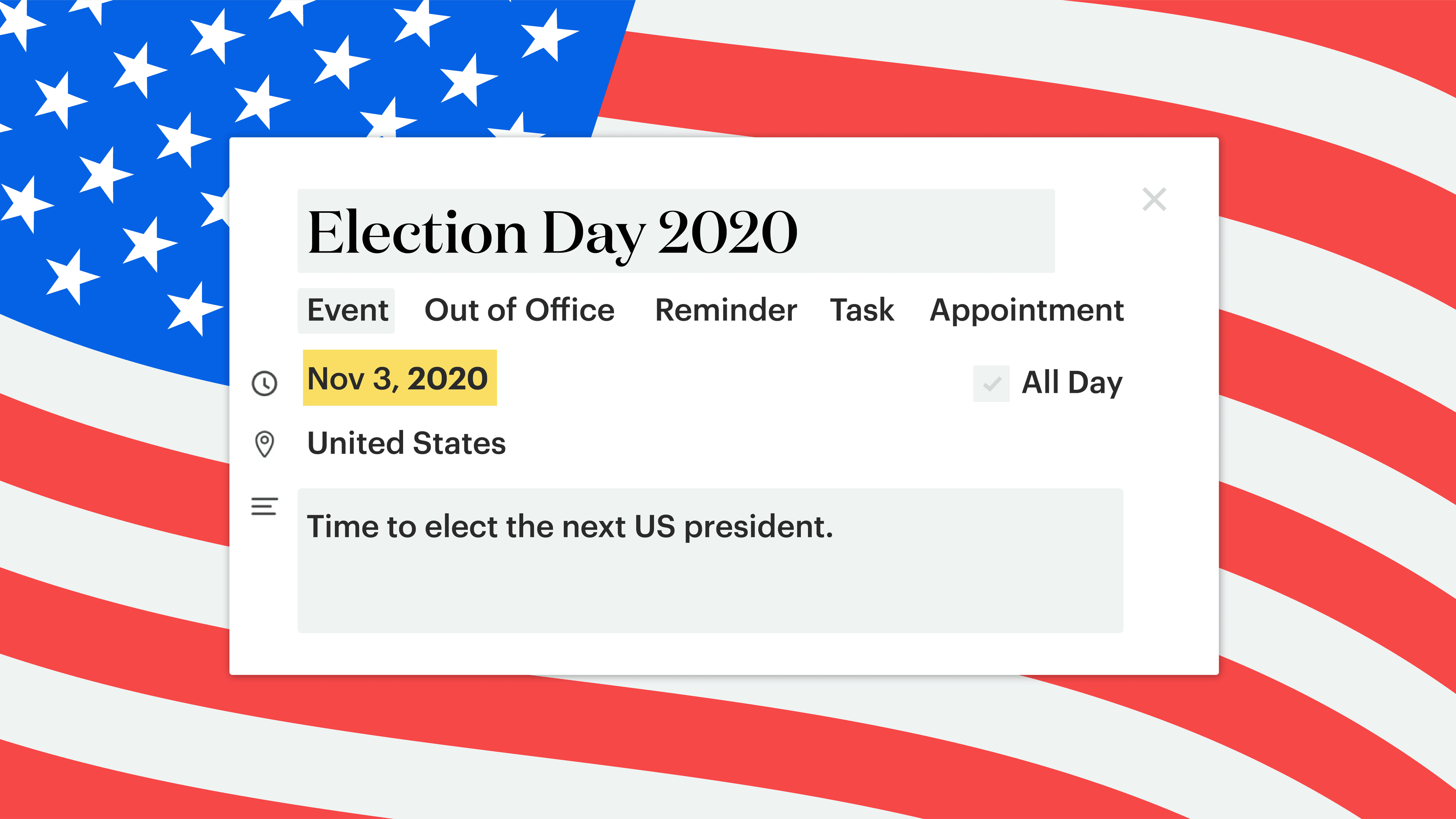 Election Day 2020