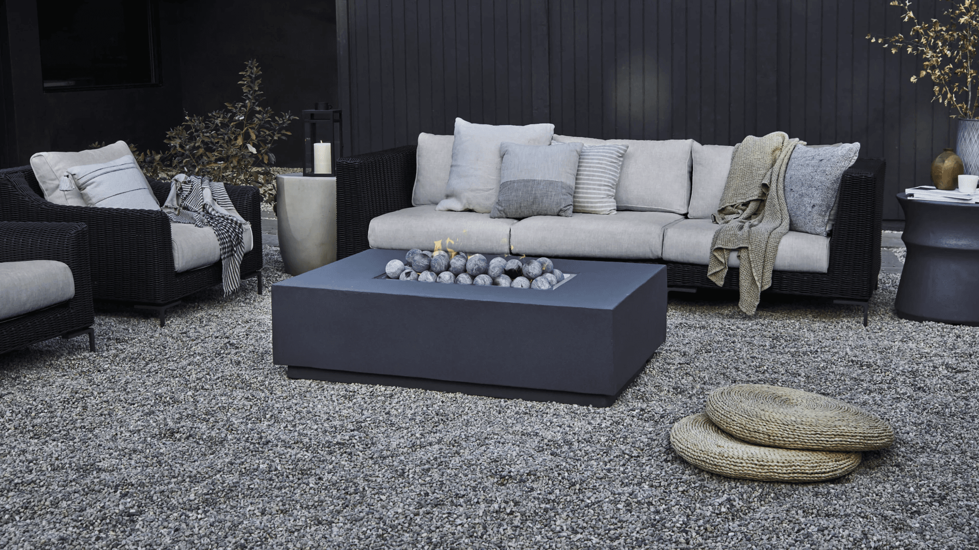 Fire pit patio furniture