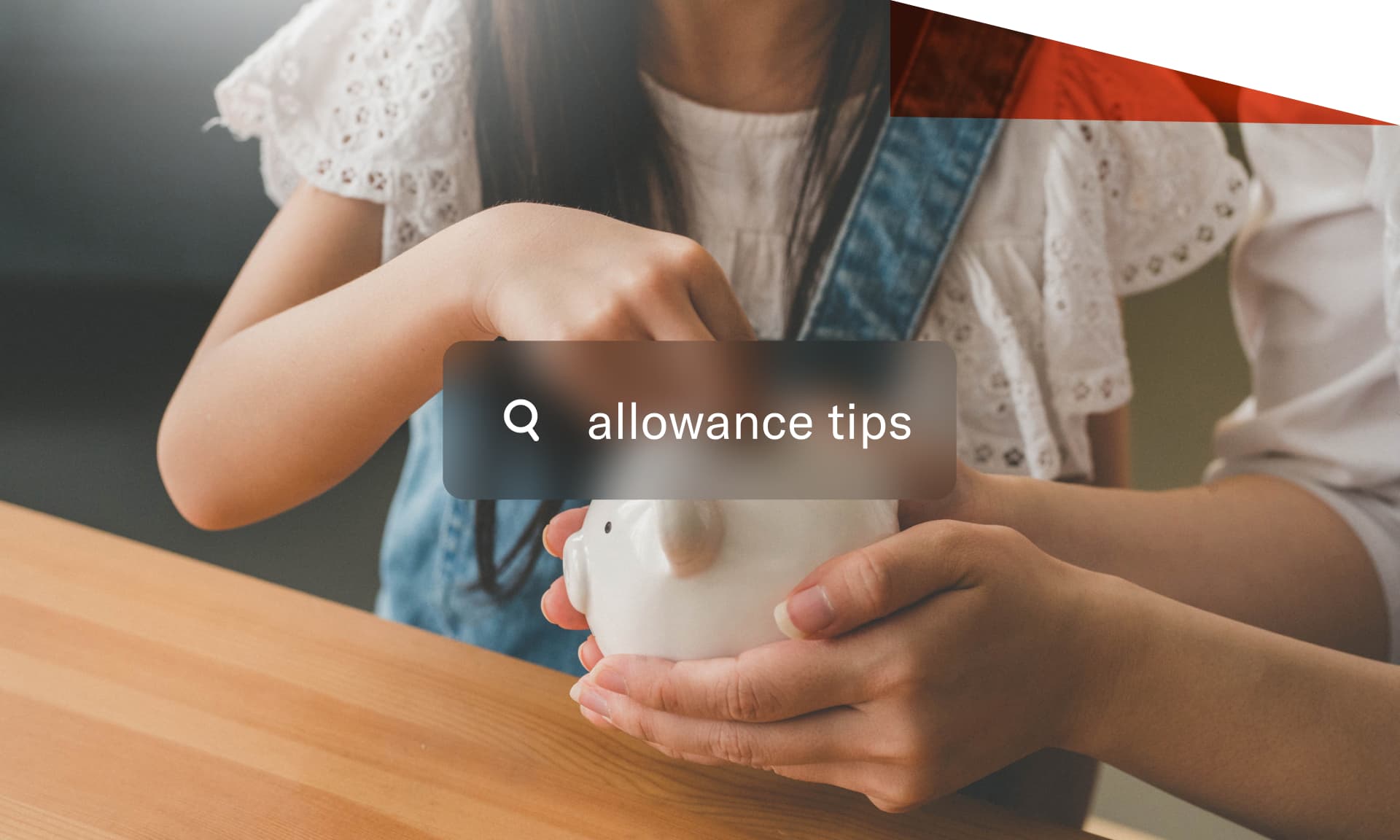 allowance tips stock image
